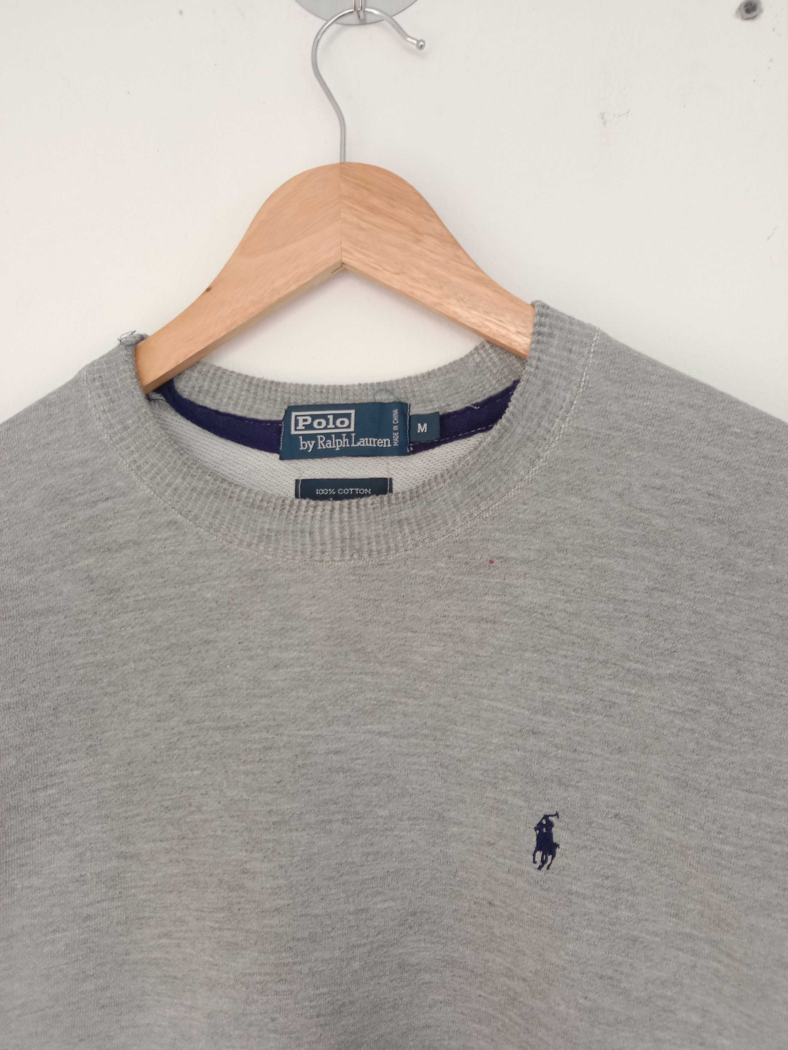 Polo Ralph Lauren × Vintage Vintage 90s Polo Ralph Lauren Pullover Sweatshirt Size US M / EU 48-50 / 2 - 2 Thumbnail