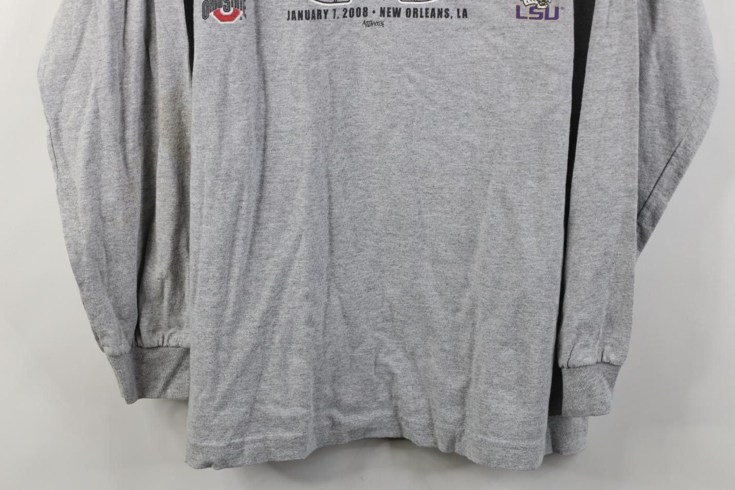 Vintage Vintage 2008 National Championship Ohio State Tigers T-Shirt Size US L / EU 52-54 / 3 - 3 Thumbnail