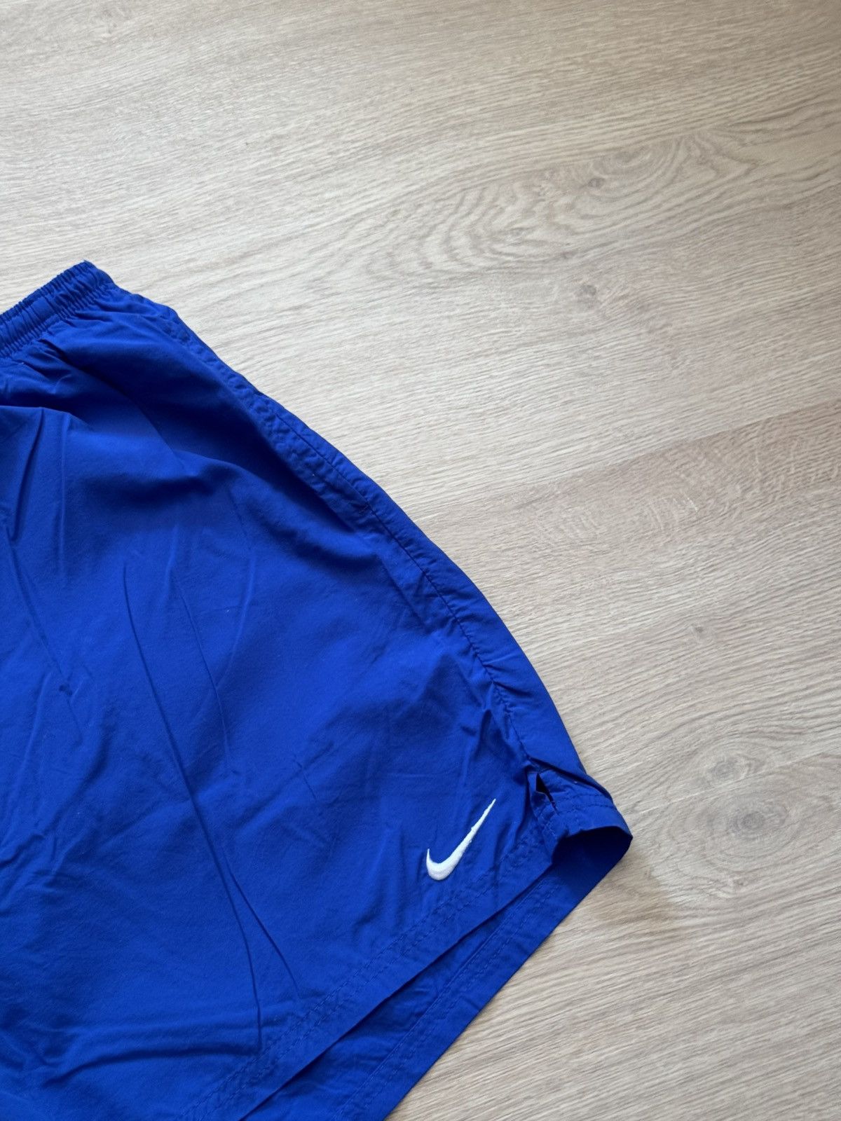 Vintage Vintage 00’s Nike Swim Blue Shorts Size US 36 / EU 52 - 2 Thumbnail