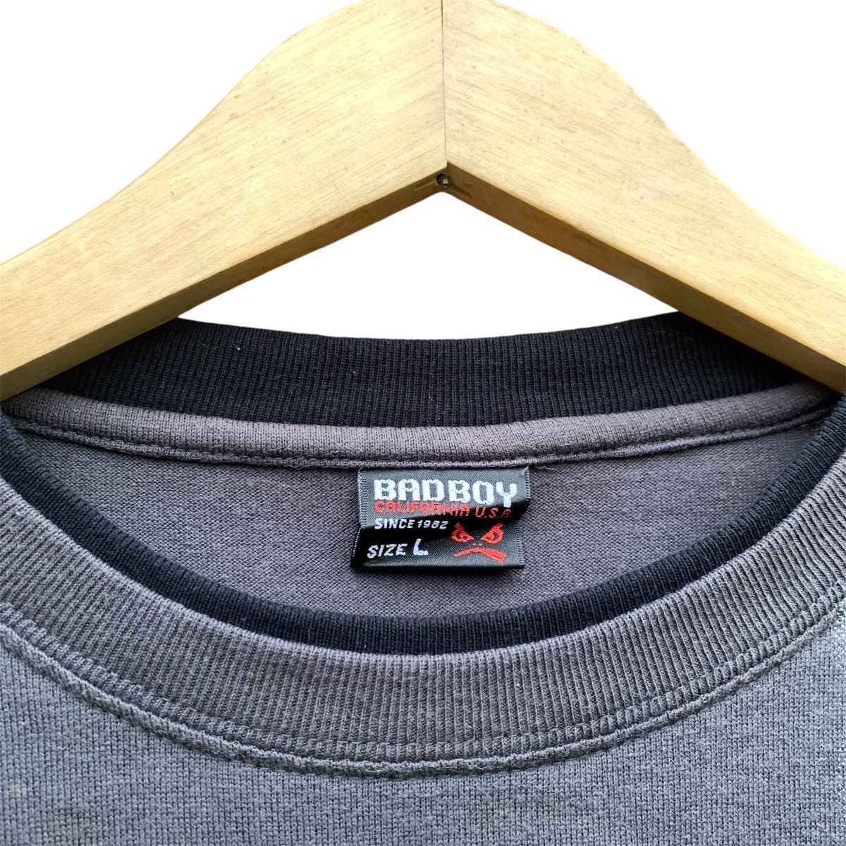 If Six Was Nine × Japanese Brand × Le Grande Bleu (L.G.B.) Bad boy poem longsleeave Size US L / EU 52-54 / 3 - 4 Thumbnail