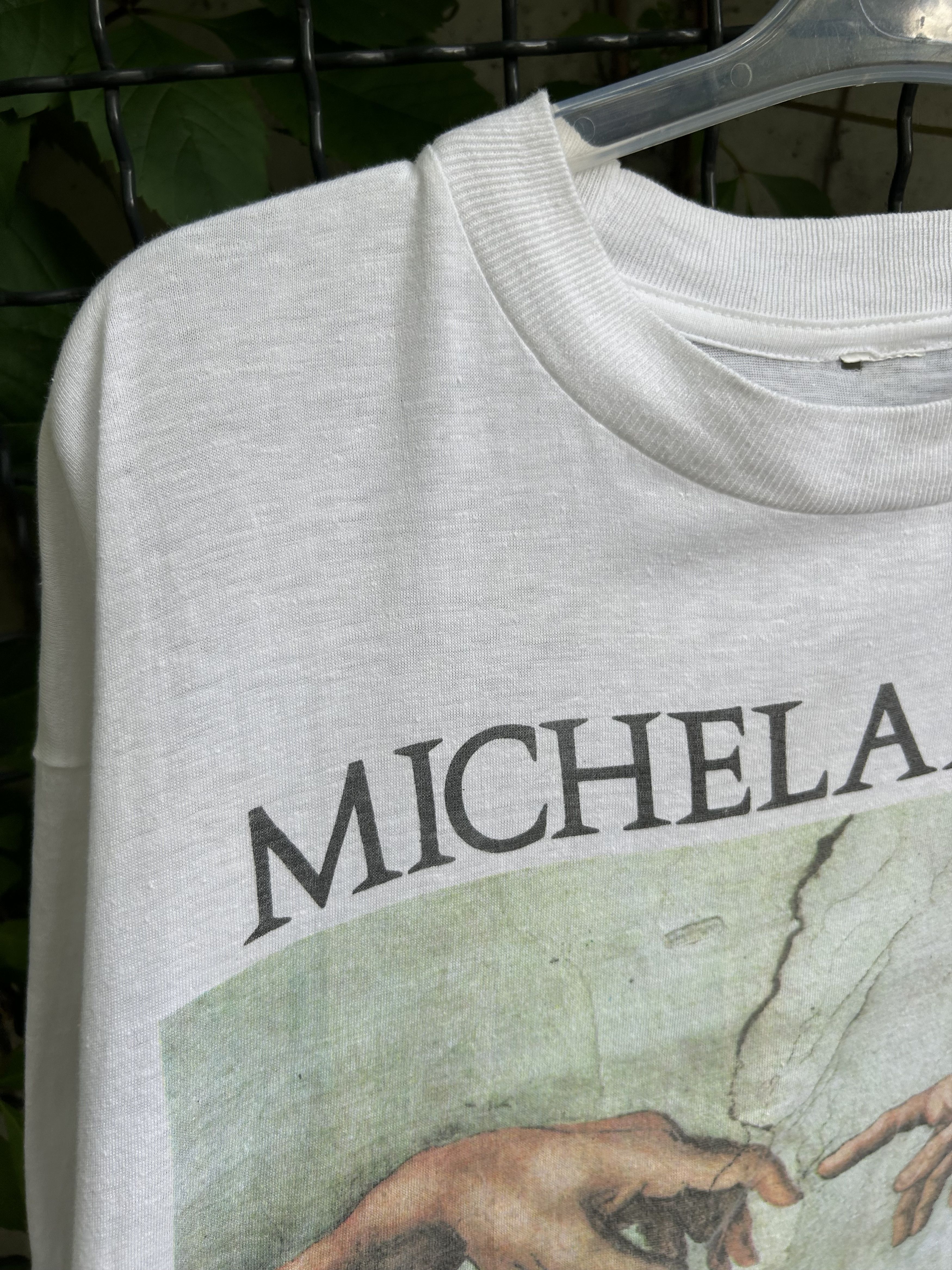 Vintage Vintage 90s Michelangelo Chapella Sistina Roma Art T-shirt Size US L / EU 52-54 / 3 - 5 Thumbnail