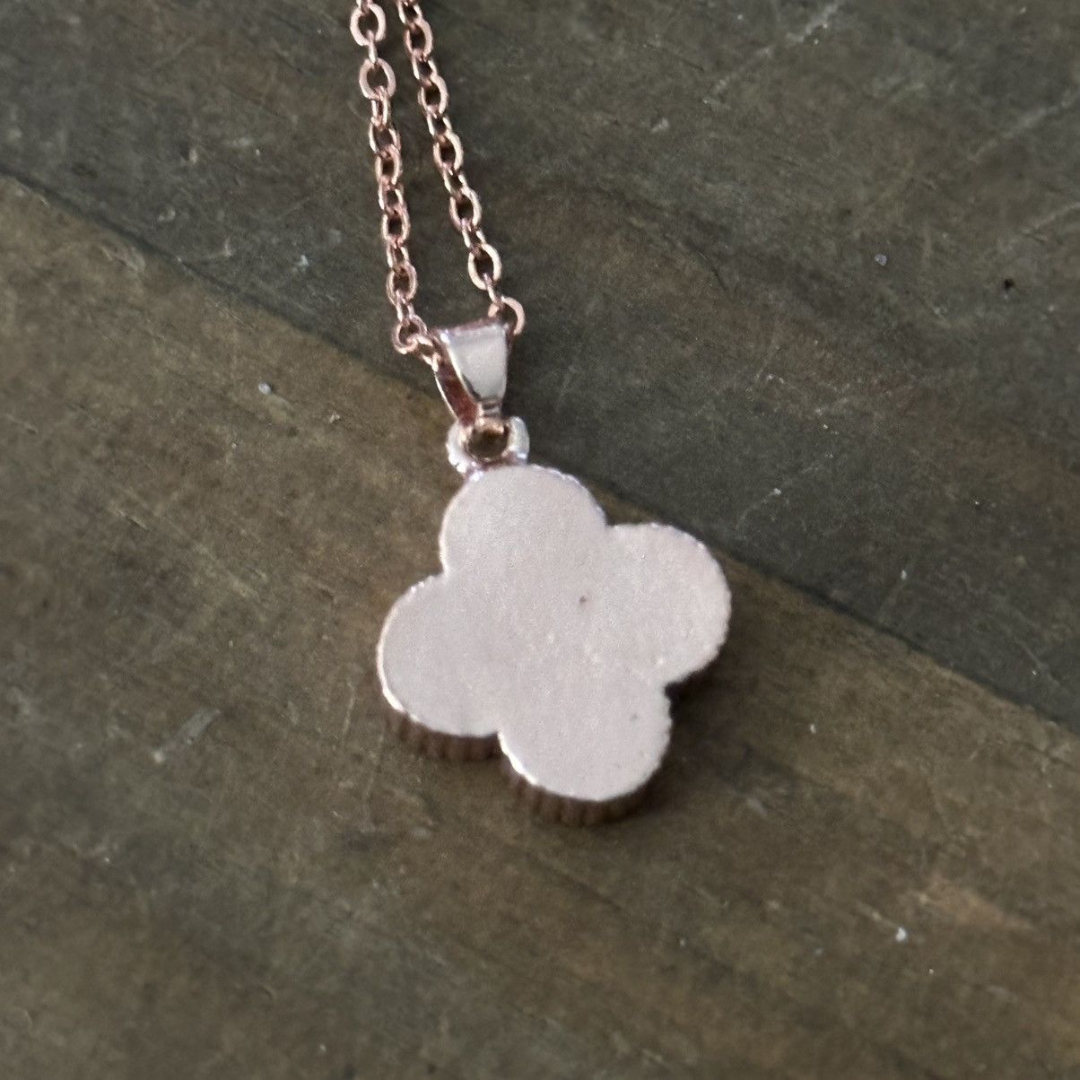 Other Rose gold black clover pendant necklace Size ONE SIZE - 4 Thumbnail