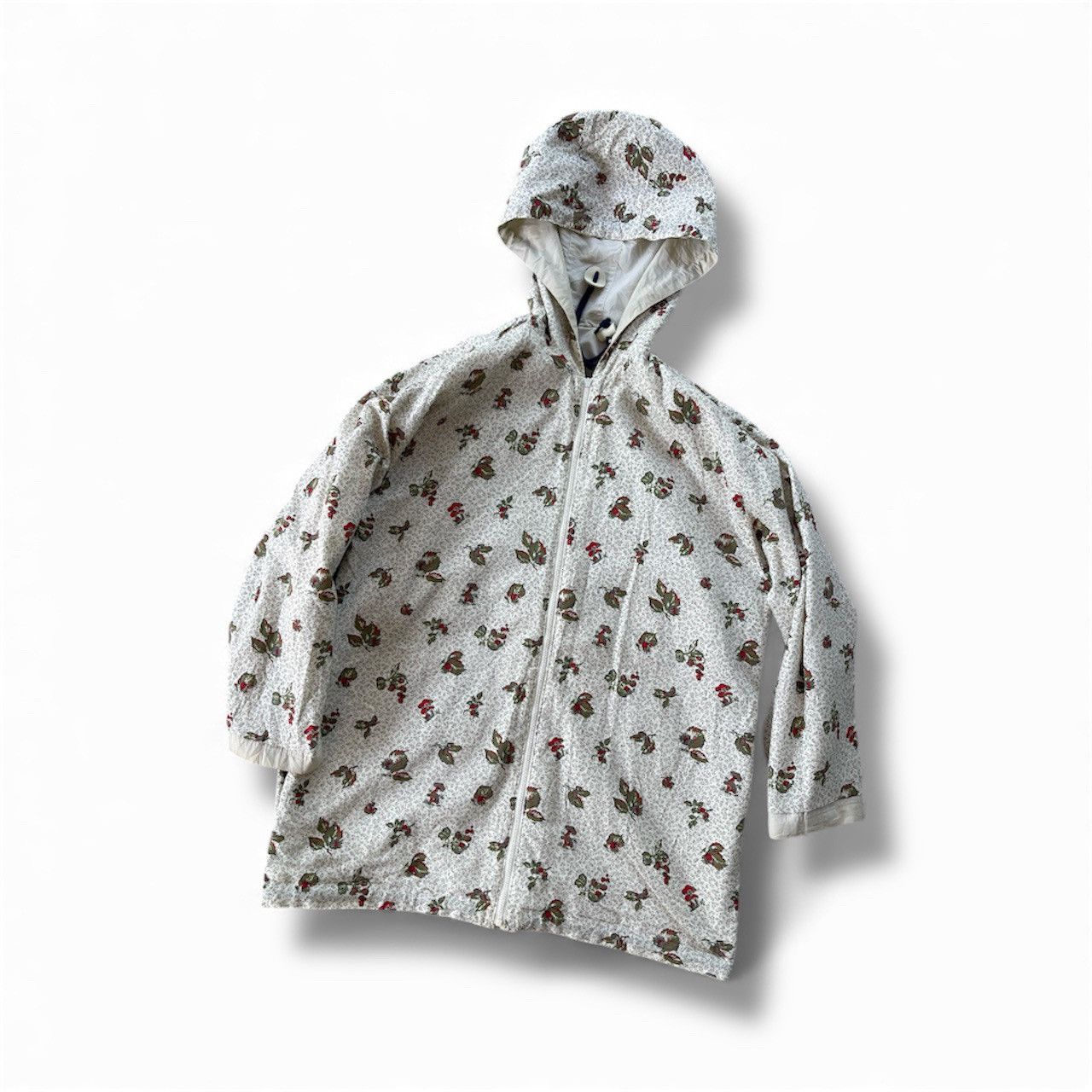 Christian Dior Monsieur 🔥Vintage Christian Dior Flora Full Print Lining Hood Jacket Size M / US 6-8 / IT 42-44 - 4 Thumbnail