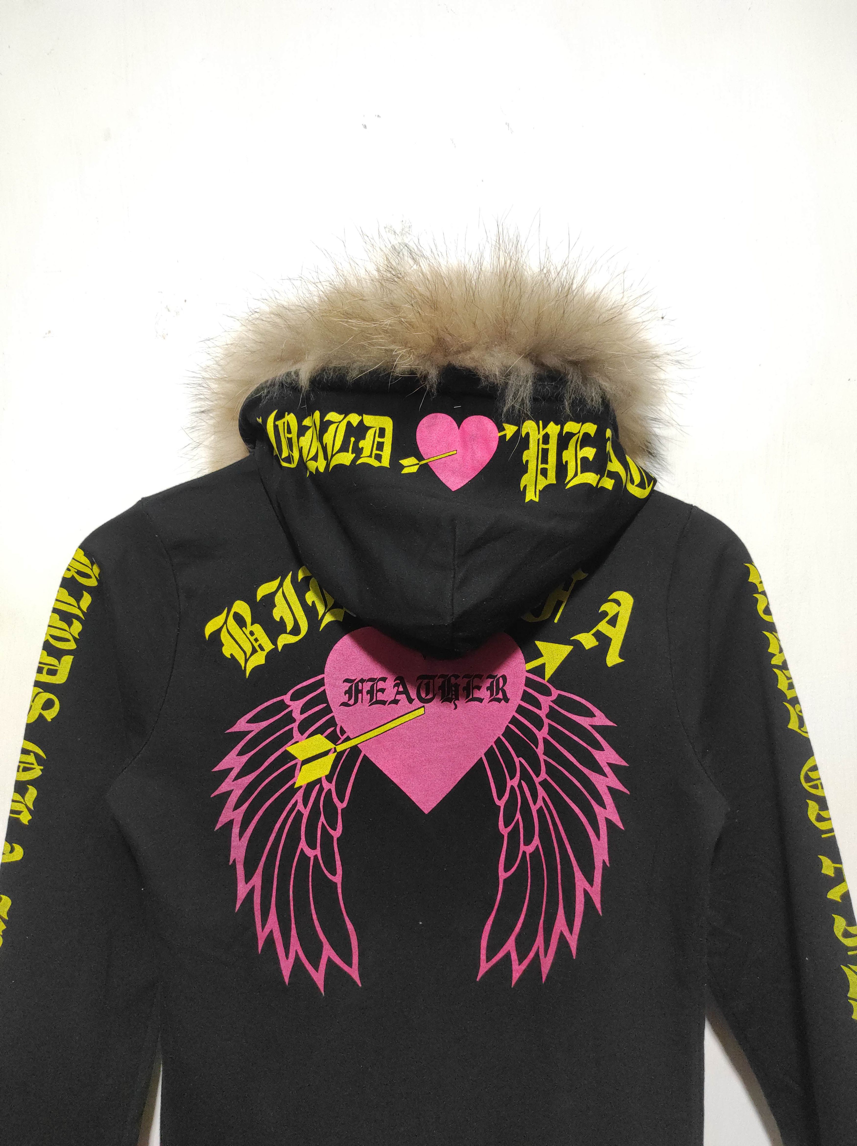 Hysteric Glamour Black Love Cross Fur Hoodie i6w9 LBG style Size US XXS / EU 40 - 15 Thumbnail