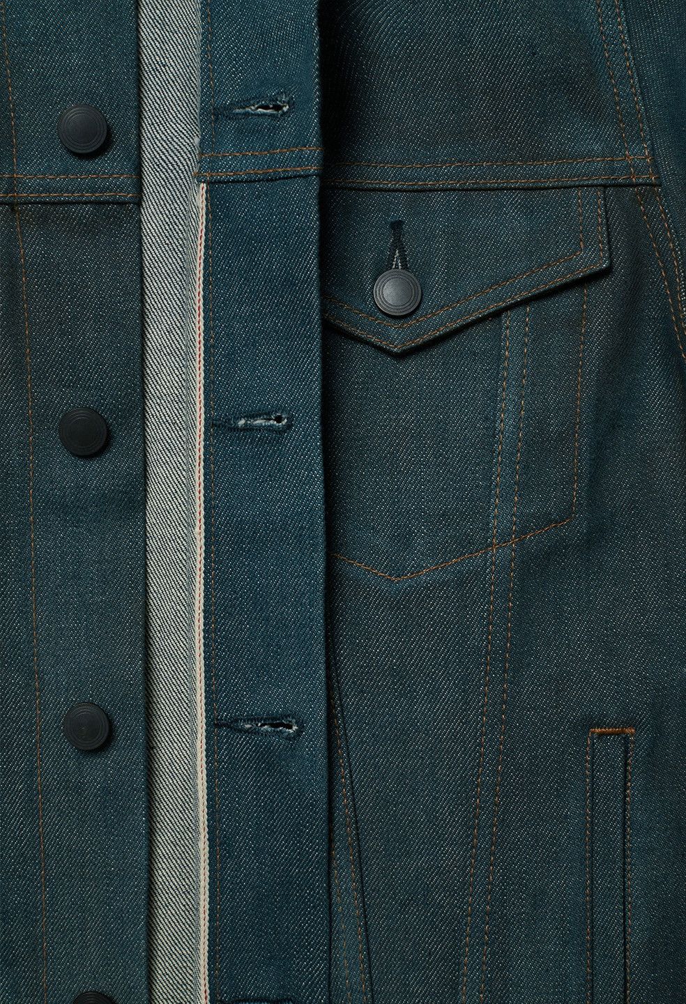 John Elliott Thumper Type III Selvedge Charcoal & Indigo Dry Process Size US XS / EU 42 / 0 - 16 Thumbnail