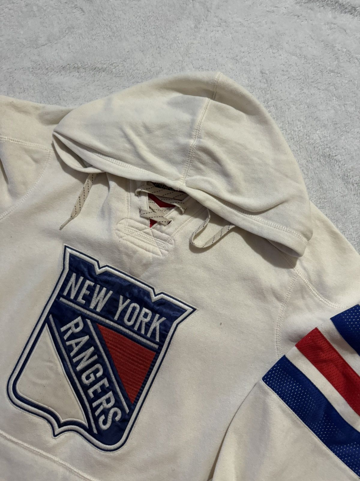 Ccm New York Rangers Fleece Hoodie Size US S / EU 44-46 / 1 - 5 Thumbnail