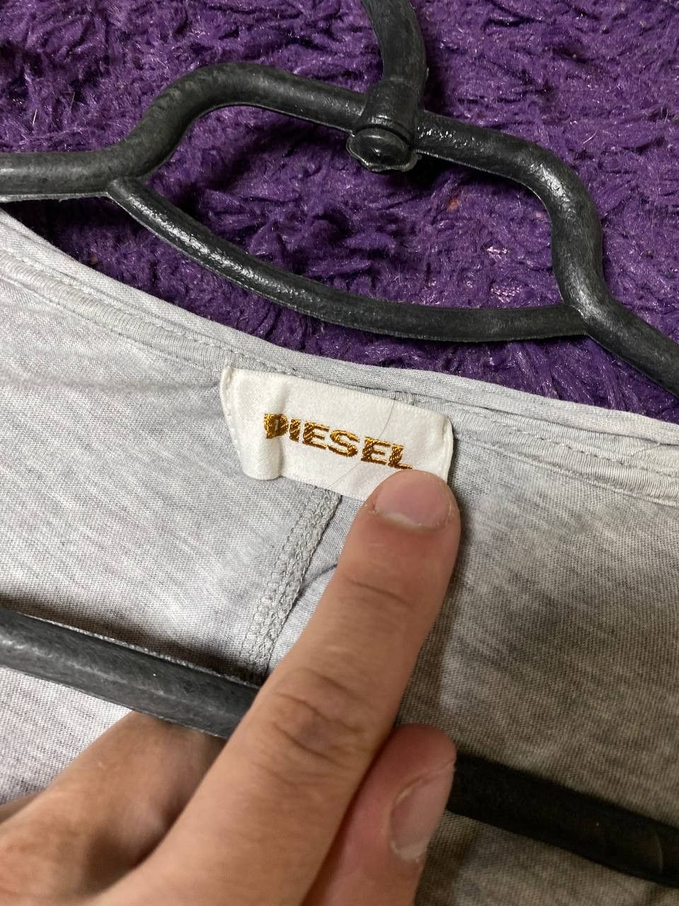 Diesel × Vintage Diesel rare punk logo vintage long sleeve Size L / US 10 / IT 46 - 2 Thumbnail