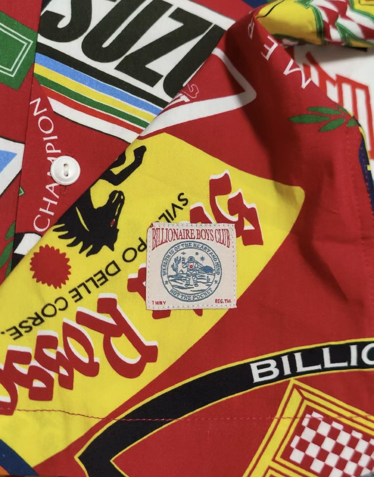Billionaire Boys Club Racing-themed all-over print shirt by Billionaire Boys Club Size US M / EU 48-50 / 2 - 6 Thumbnail