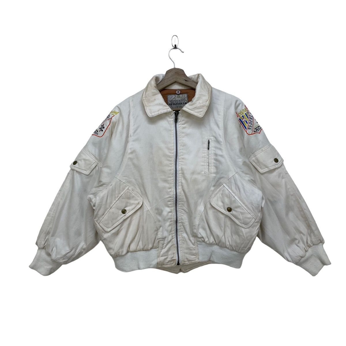 Boycott Vintage The Major Participant Nederland Scout Bomber Jacket Size US M / EU 48-50 / 2 - 2 Thumbnail