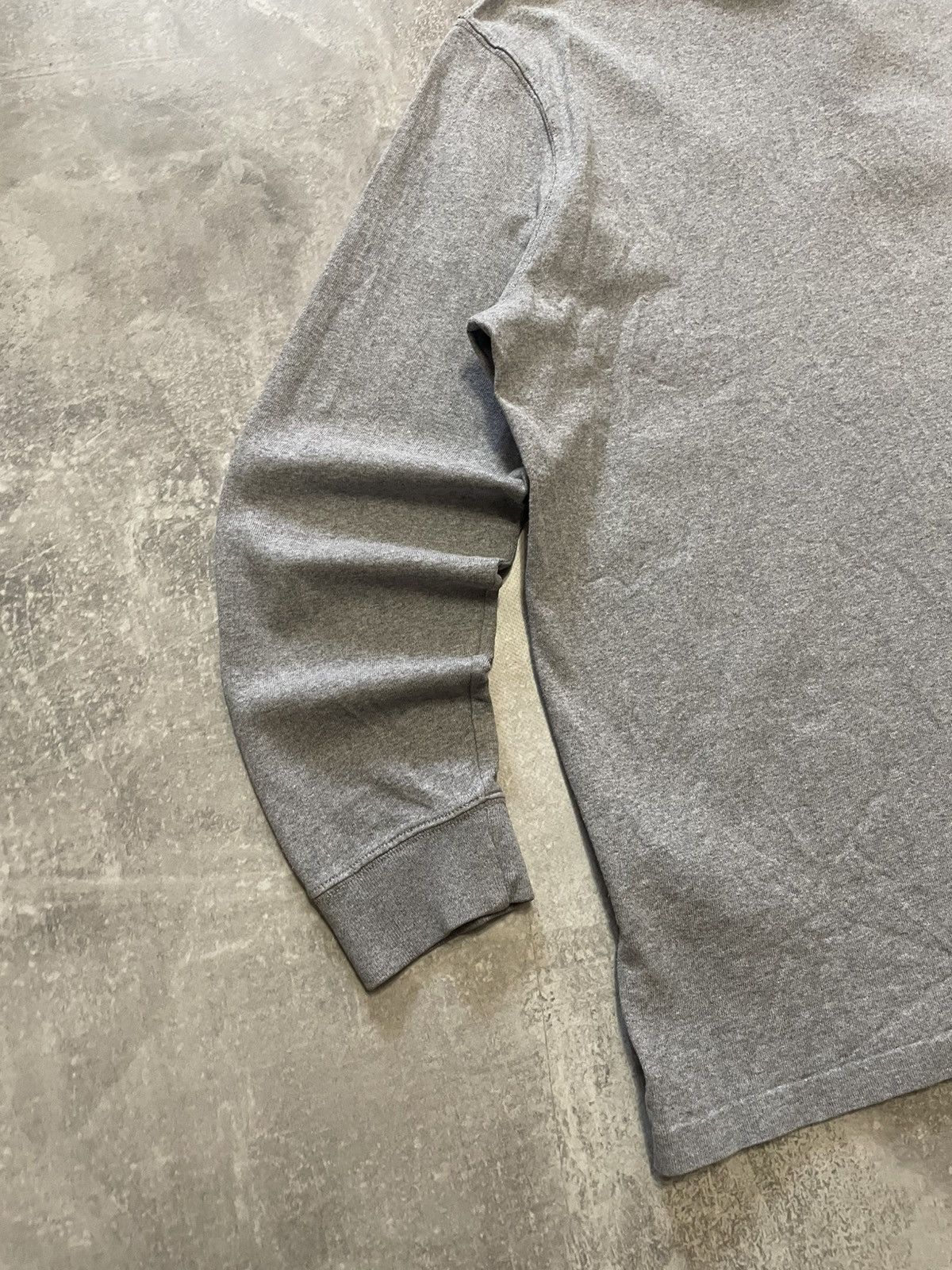 Polo Ralph Lauren Vintage Polo Ralph Lauren Gray Rugby Long Sleeve Polo Shirt Size US XL / EU 56 / 4 - 14 Thumbnail