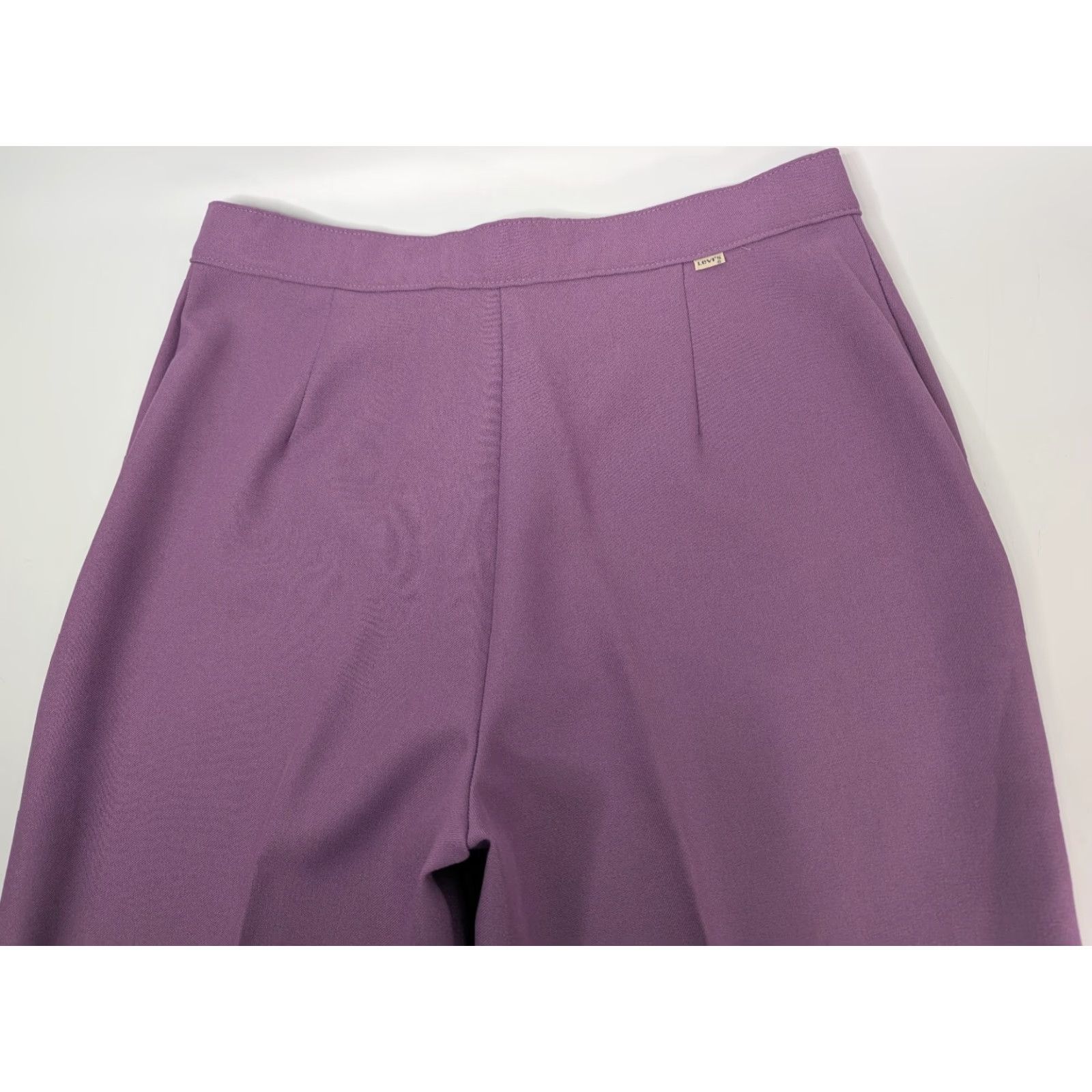 Vtg Levi's Bend Over Pants Women's 20S Purple Straight Wide Leg Pant
