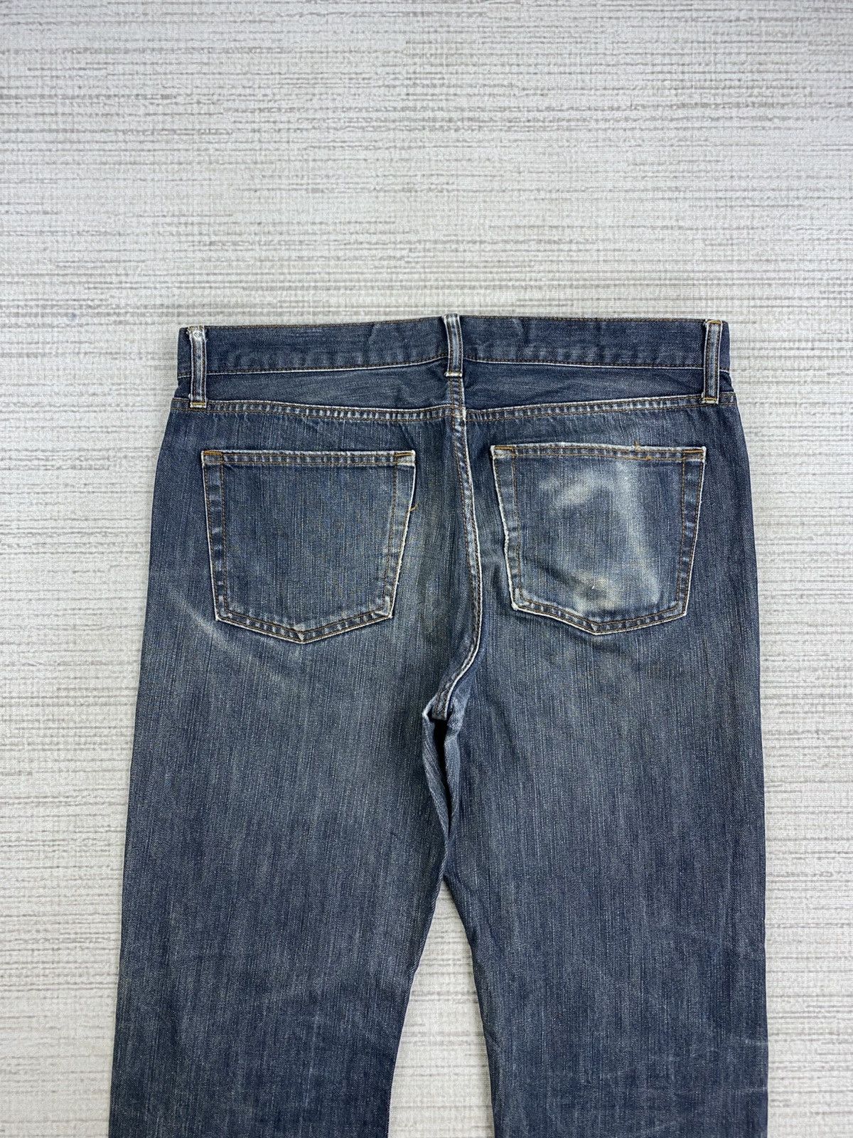 Japanese Brand × Uniqlo × Vintage Vintage Uniqlo Japan Regular Fit Straight Denim Jeans Size US 35 - 8 Thumbnail
