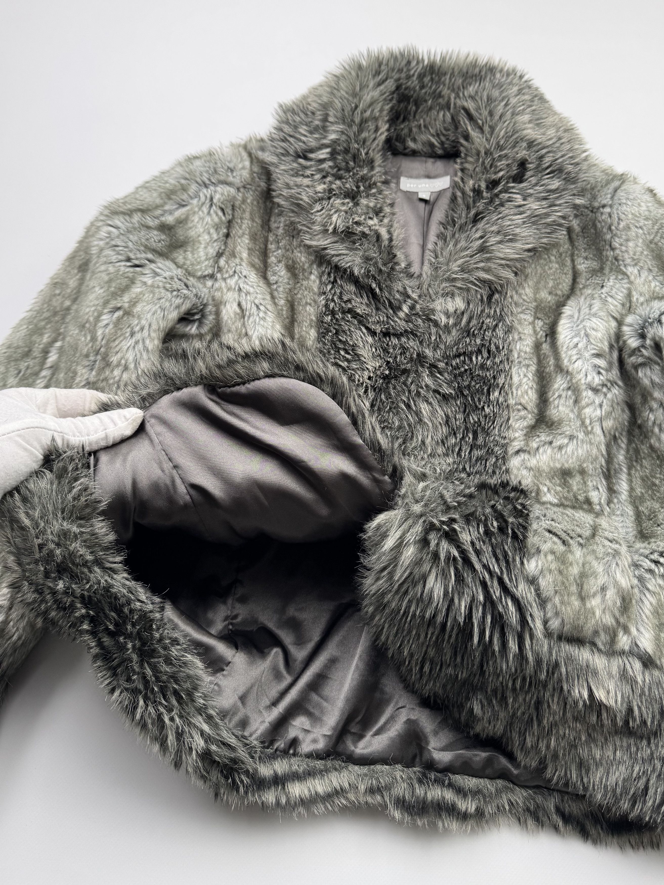 Japanese Brand Vintage Faux Fur Coat B420(V358)E2 Size S / US 4 / IT 40 - 4 Thumbnail