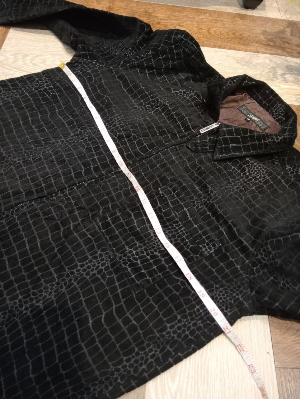 Jean Paul Gaultier RARE GAULTIER HOMME OBJET CROC SCALE STYLE LEATHER JACKET Size US M / EU 48-50 / 2 - 12 Thumbnail