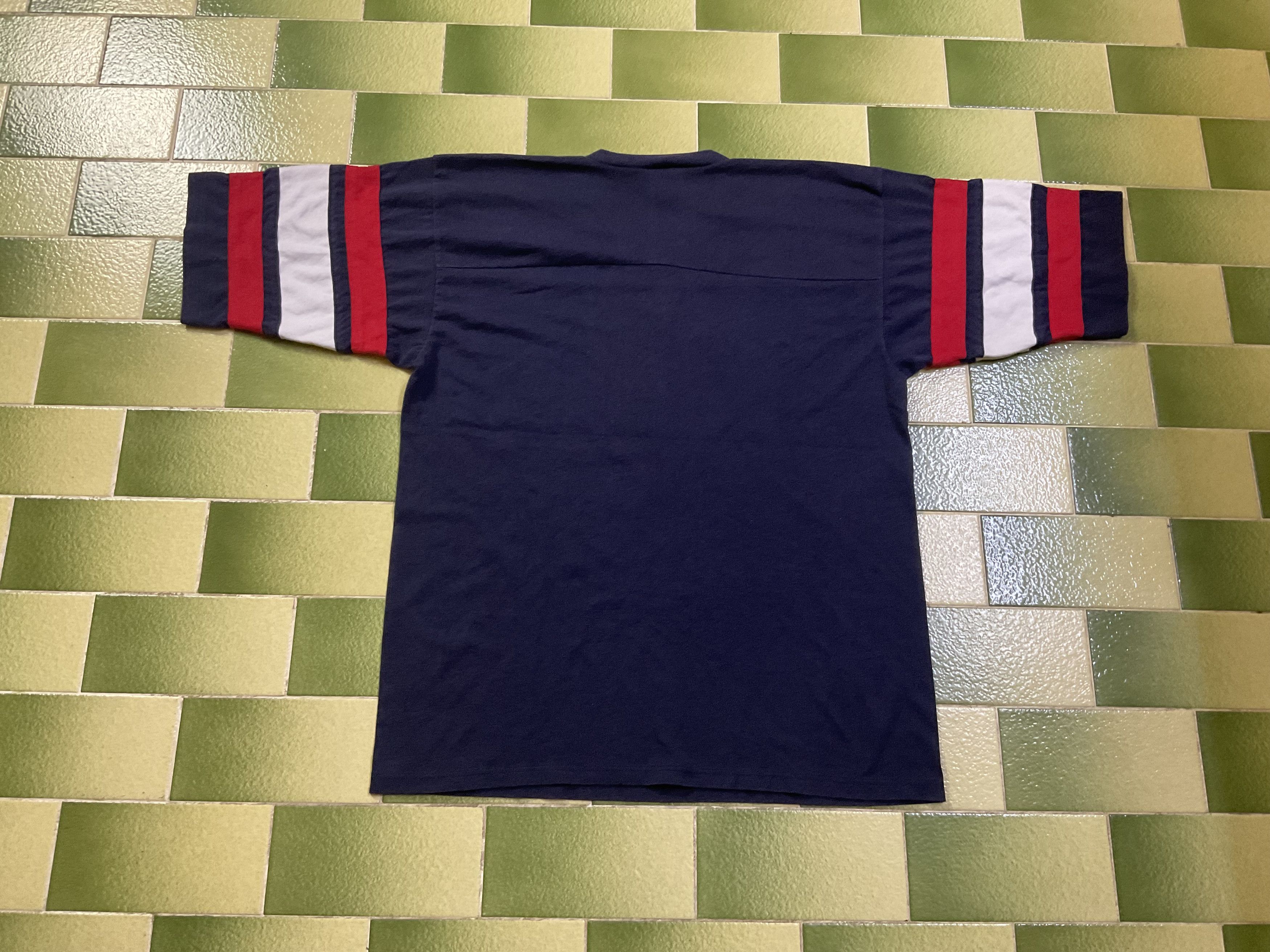 NFL Vintage 90s NFL New York Giants Quarter Sleeves T-Shirt Size US L / EU 52-54 / 3 - 2 Thumbnail