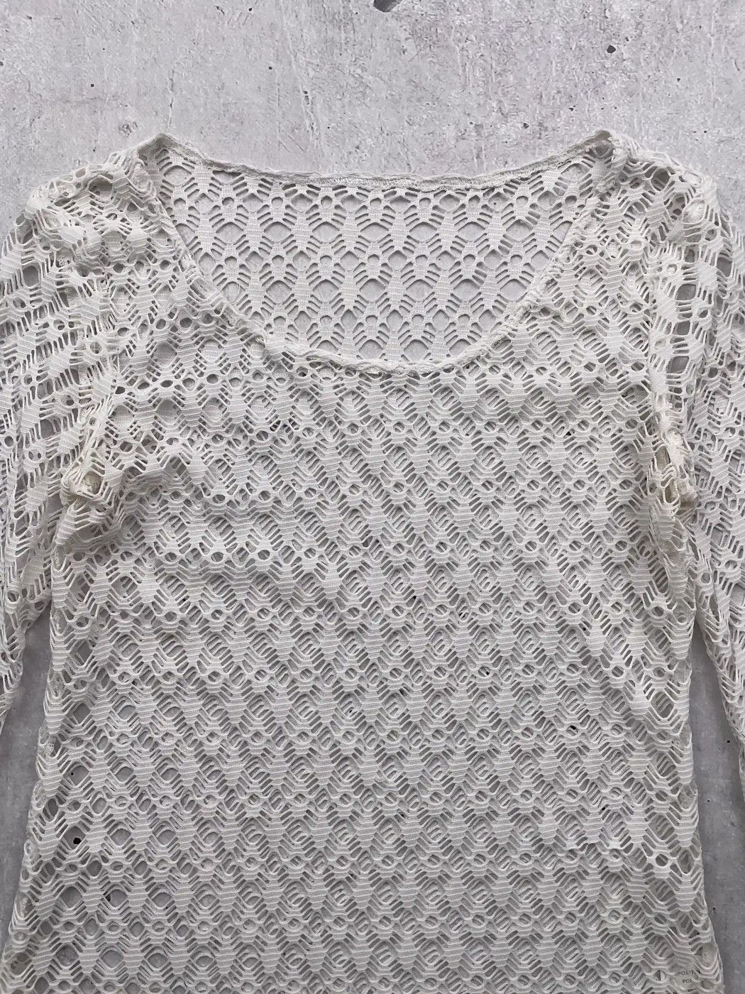 Japanese Brand Vintage Mesh Long Sleeve Size M / US 6-8 / IT 42-44 - 2 Thumbnail