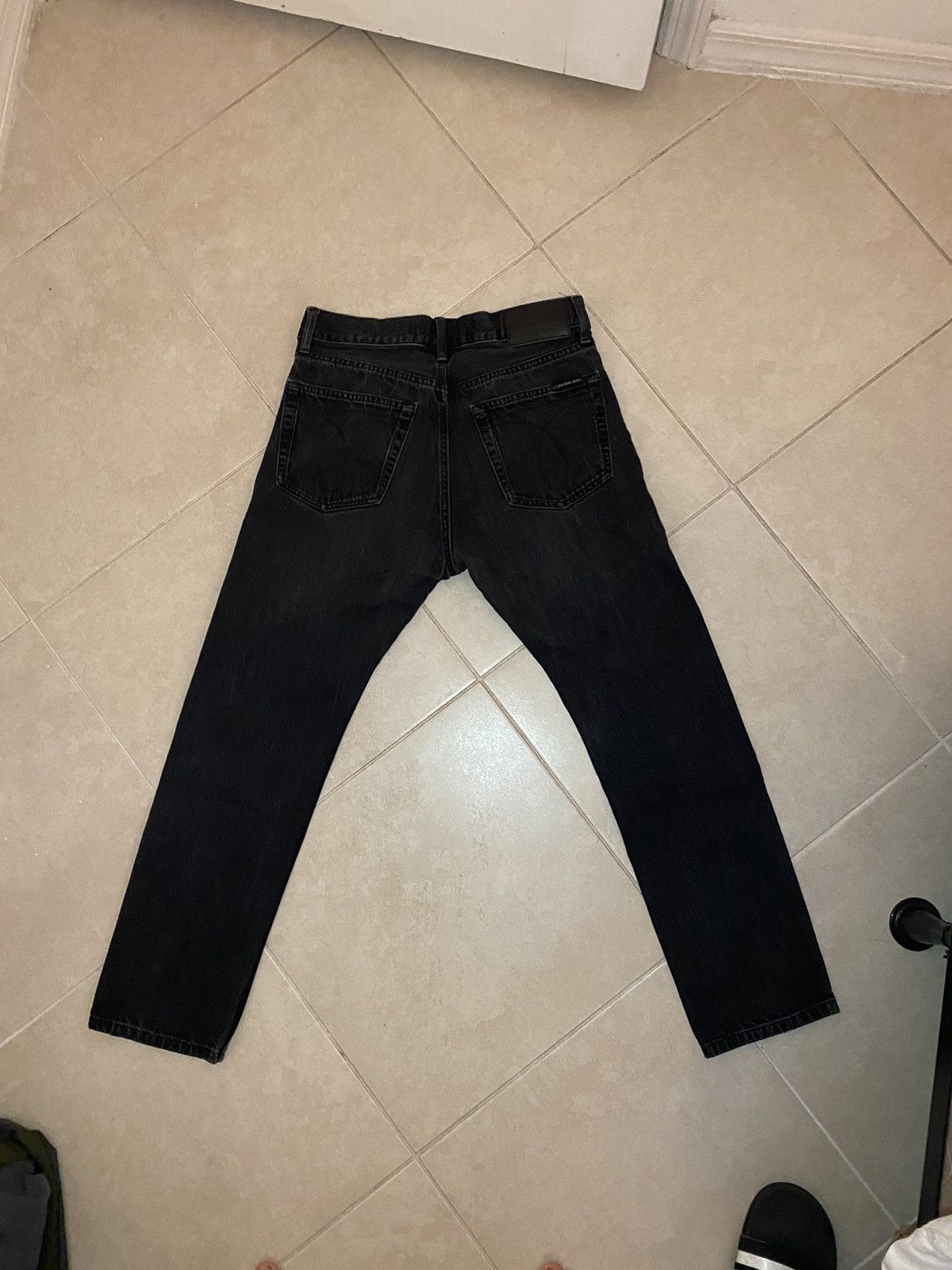 Calvin Klein Slim Straight Jeans Size US 29 - 2 Thumbnail