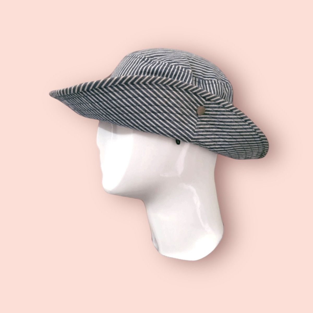 Edwin × Vintage VINTAGE EDWIN HICKORY STRIPES BUCKET HAT Size ONE SIZE - 3 Thumbnail