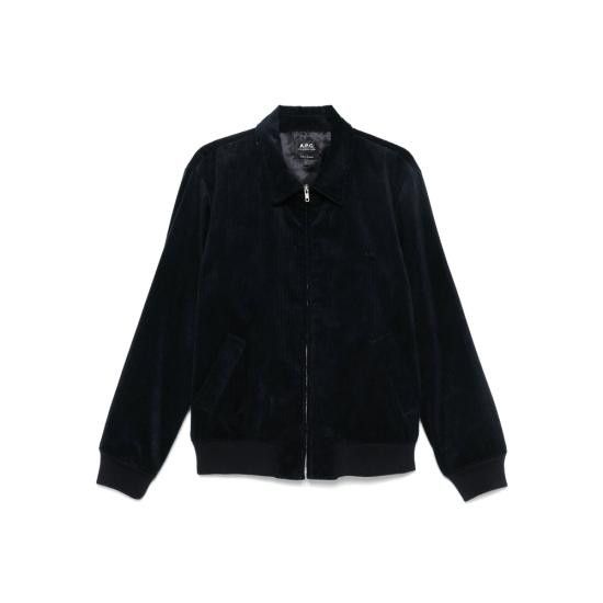 A.P.C. A.P.C. Men Bomber Jackets COHBB M32019 IAK BLUE Size US XL / EU 56 / 4 - 1 Thumbnail