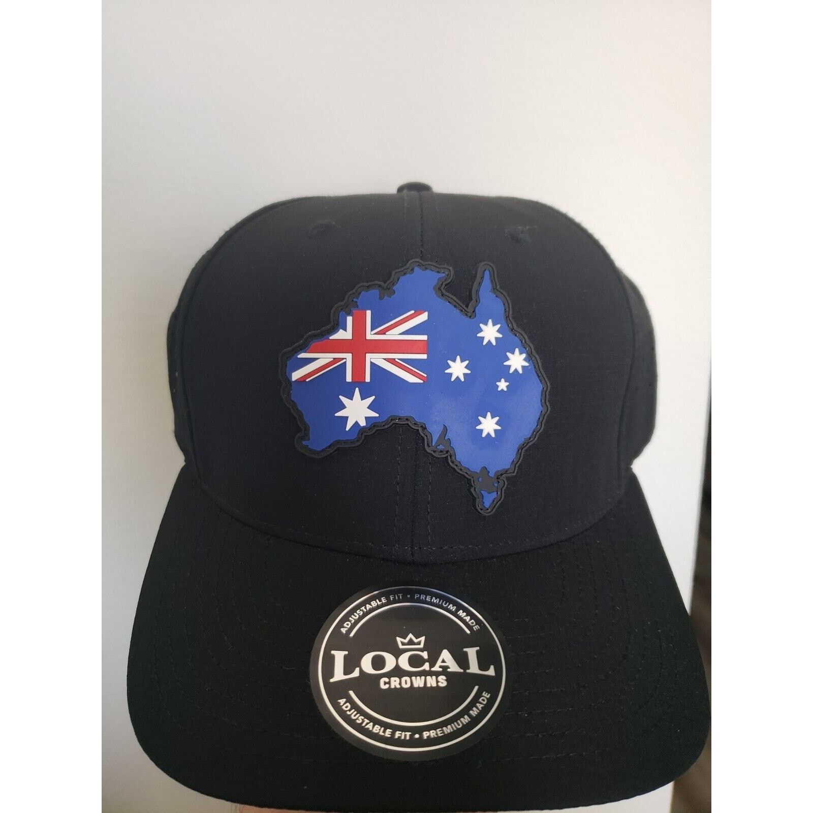 Other Australia Hat Cap Country Flag Snapback Black Local Crowns Size ONE SIZE - 1 Thumbnail
