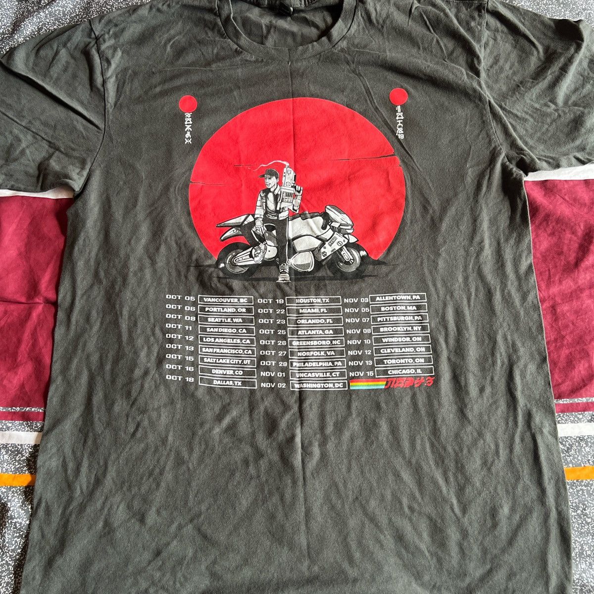 Logic × Rap Tees Black Logic Confessions of a dangerous mind tour t shirt Size US L / EU 52-54 / 3 - 1 Thumbnail