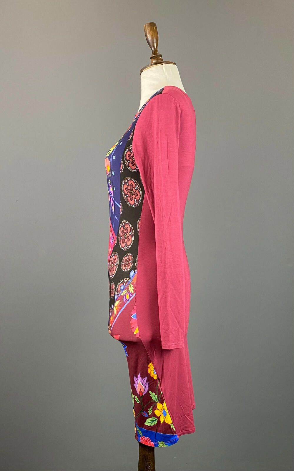 Desigual NWT Desigual Multicolor Floral Bodycon A-Line Dress Size S Size S / US 4 / IT 40 - 4 Thumbnail
