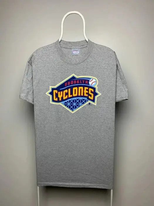 MLB All sport T-shirt Brooklyn soccer tee size XL grey vintage Size US XL / EU 56 / 4 - 1 Thumbnail