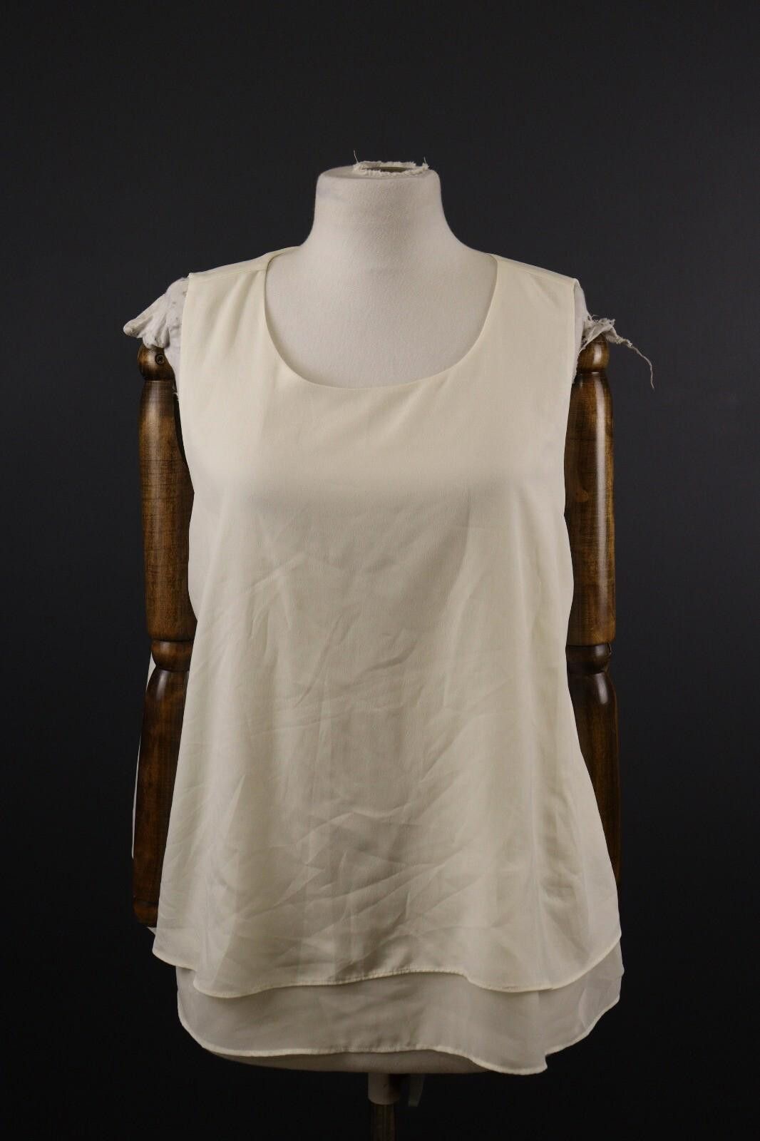 Lauren Ralph Lauren Lauren Ralph Lauren Ivory Summer Tank Top Shirt Size XL Size XL / US 12-14 / IT 48-50 - 1 Thumbnail