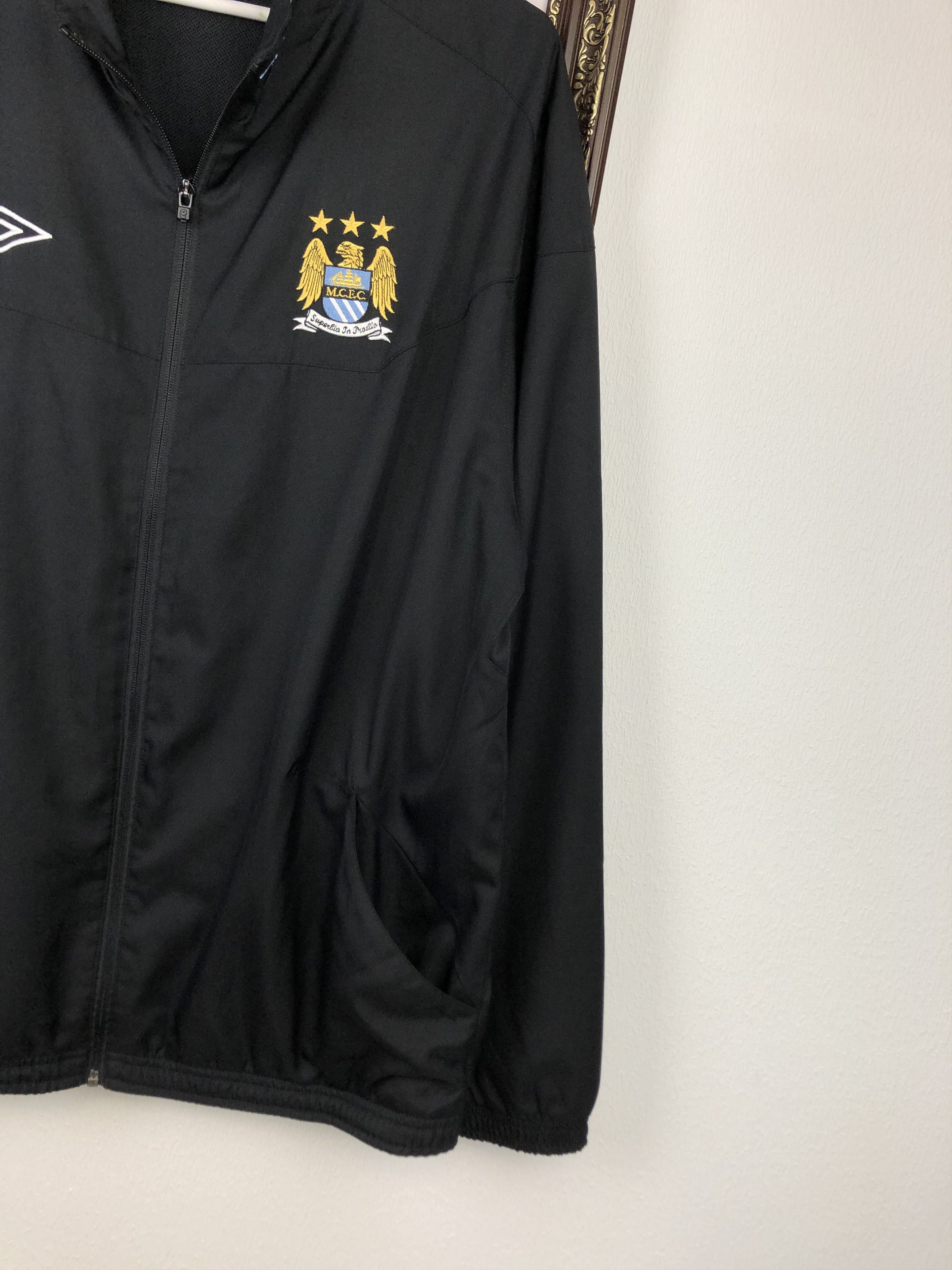 Vintage Vintage Umbro Manchester City Football Jacket Soccer Track Size US XL / EU 56 / 4 - 5 Thumbnail