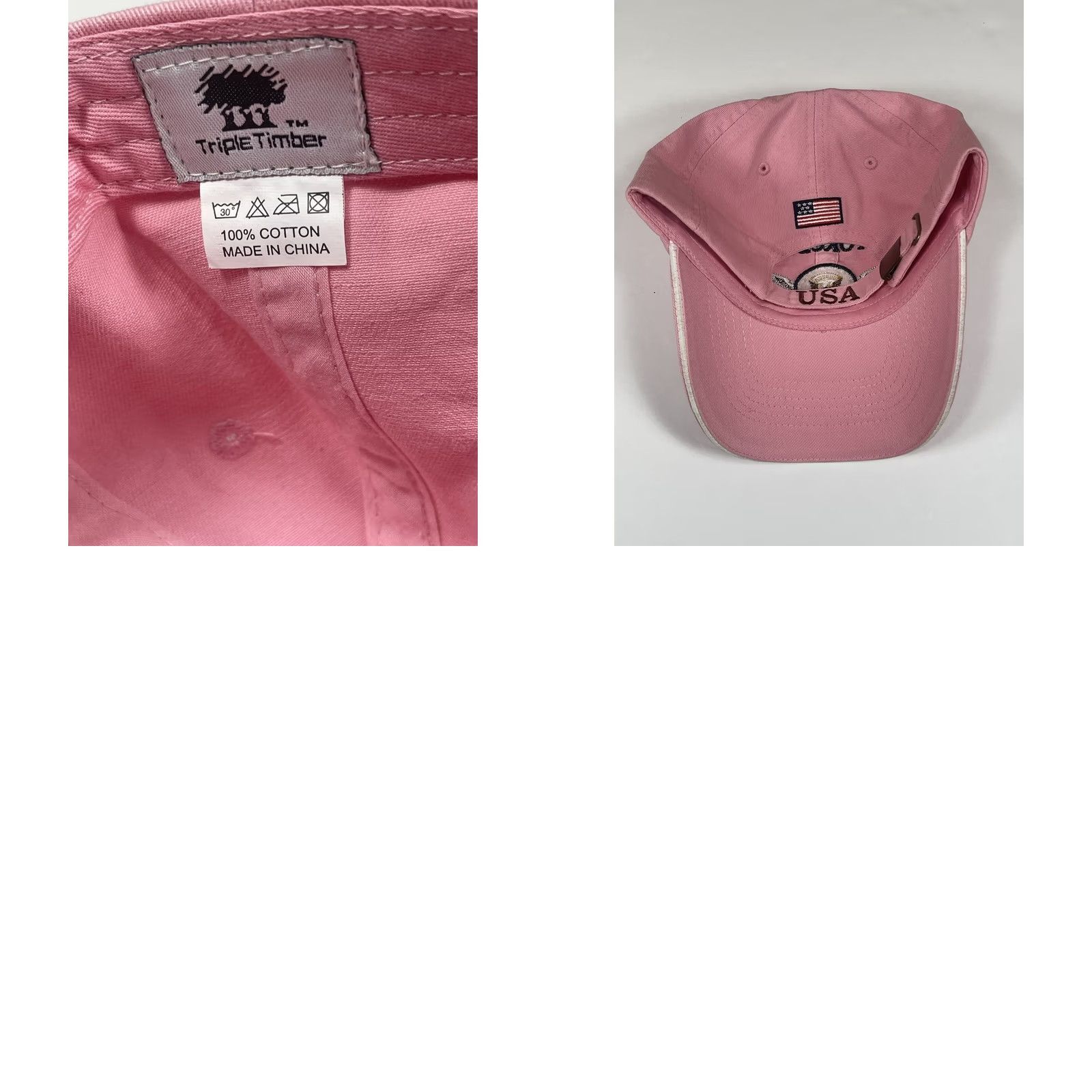 Pinko Triple Timber Air Force One Baseball Cap Pink Womens One Size Adjustable Strap Back Hat Cap Pink Size ONE SIZE - 8 Thumbnail