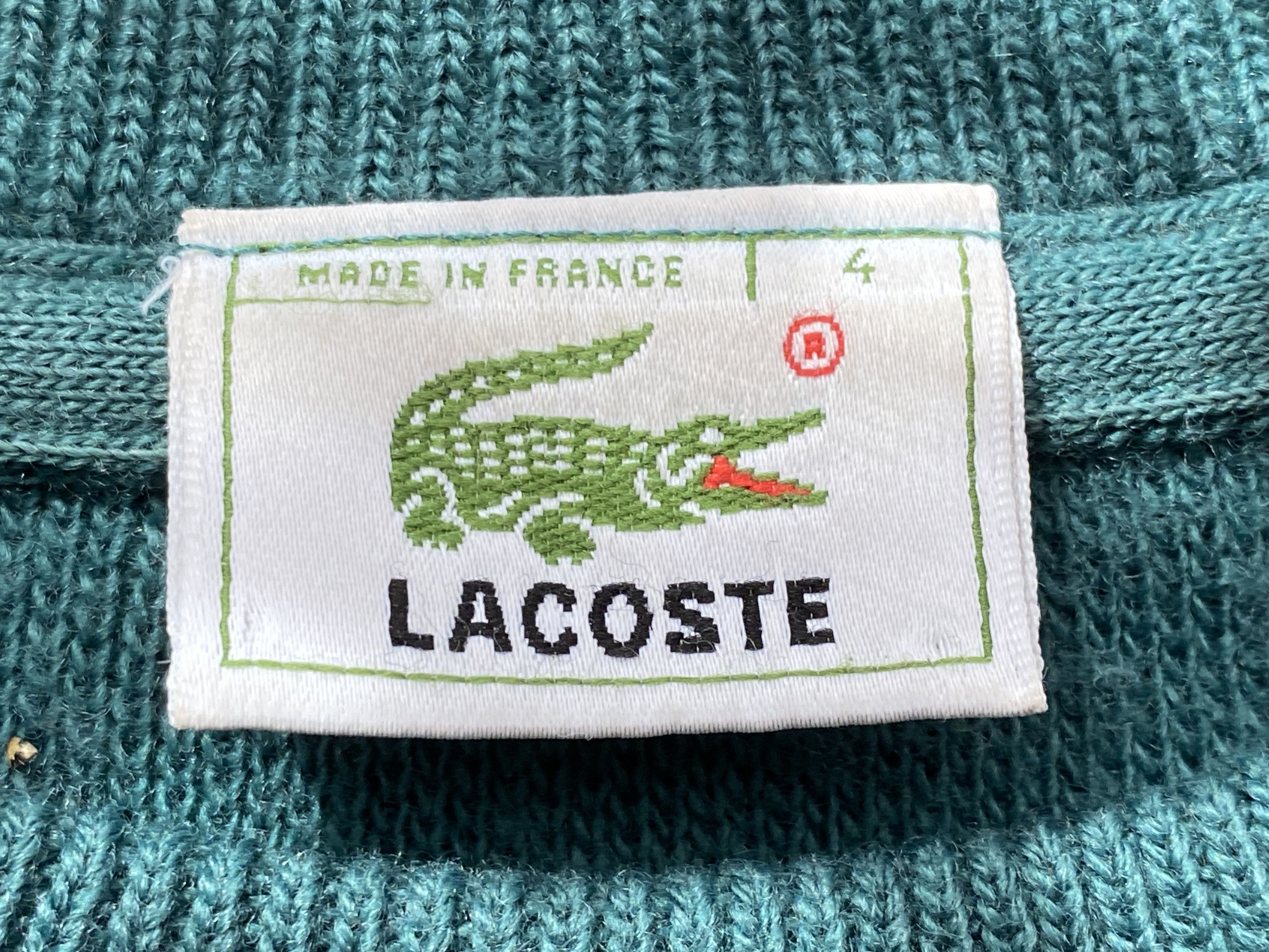 Lacoste × Vintage 90s Lacoste Vintage Men's Sweater - M Size US M / EU 48-50 / 2 - 5 Thumbnail