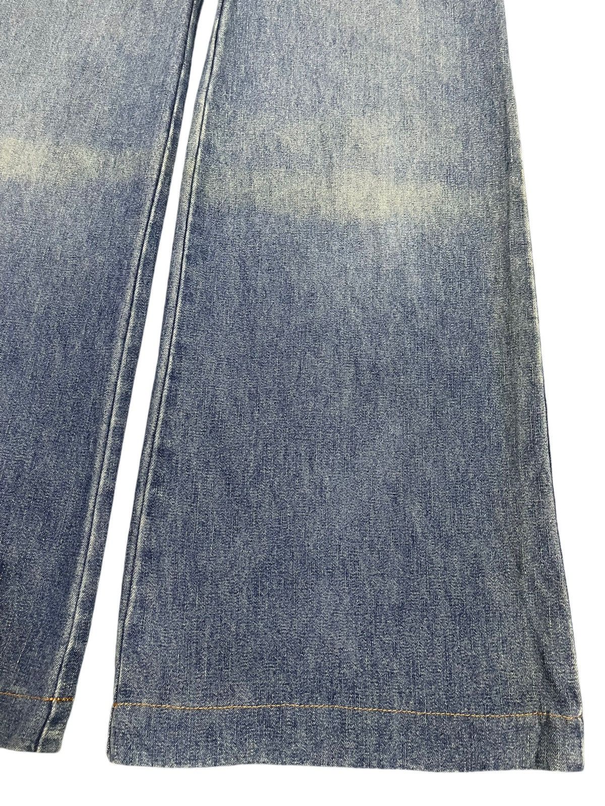 Hysteric Glamour Vintage Japanese Brand Blue Bleached Style Baggy Jeans Size 28" / US 6 / IT 42 - 6 Thumbnail
