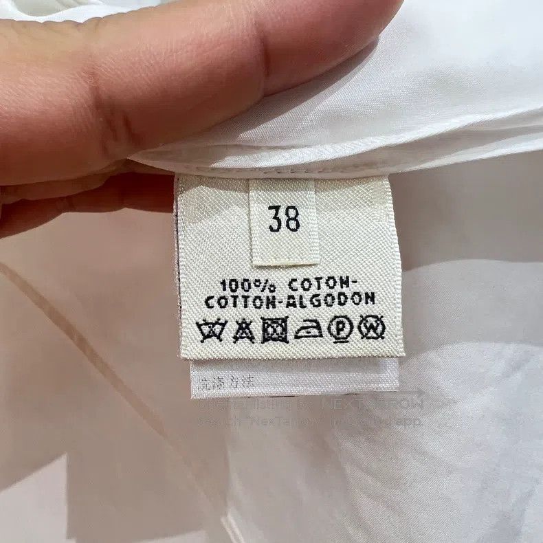 Hermes Hermes Sleeveless Open Collar Shirt - Cotton Size XS / US 0-2 / IT 36-38 - 4 Thumbnail