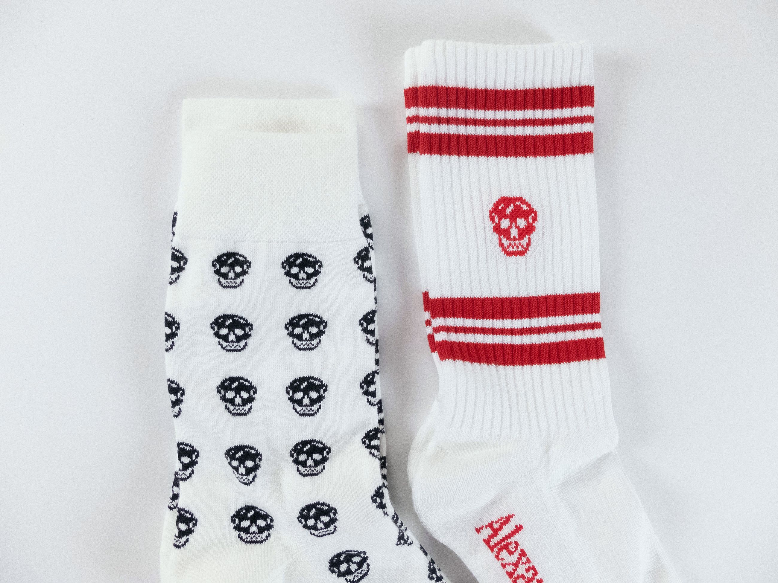 Alexander McQueen 4 pairs ALEXANDER MCQUEEN cotton crew socks Medium q Size ONE SIZE - 3 Thumbnail