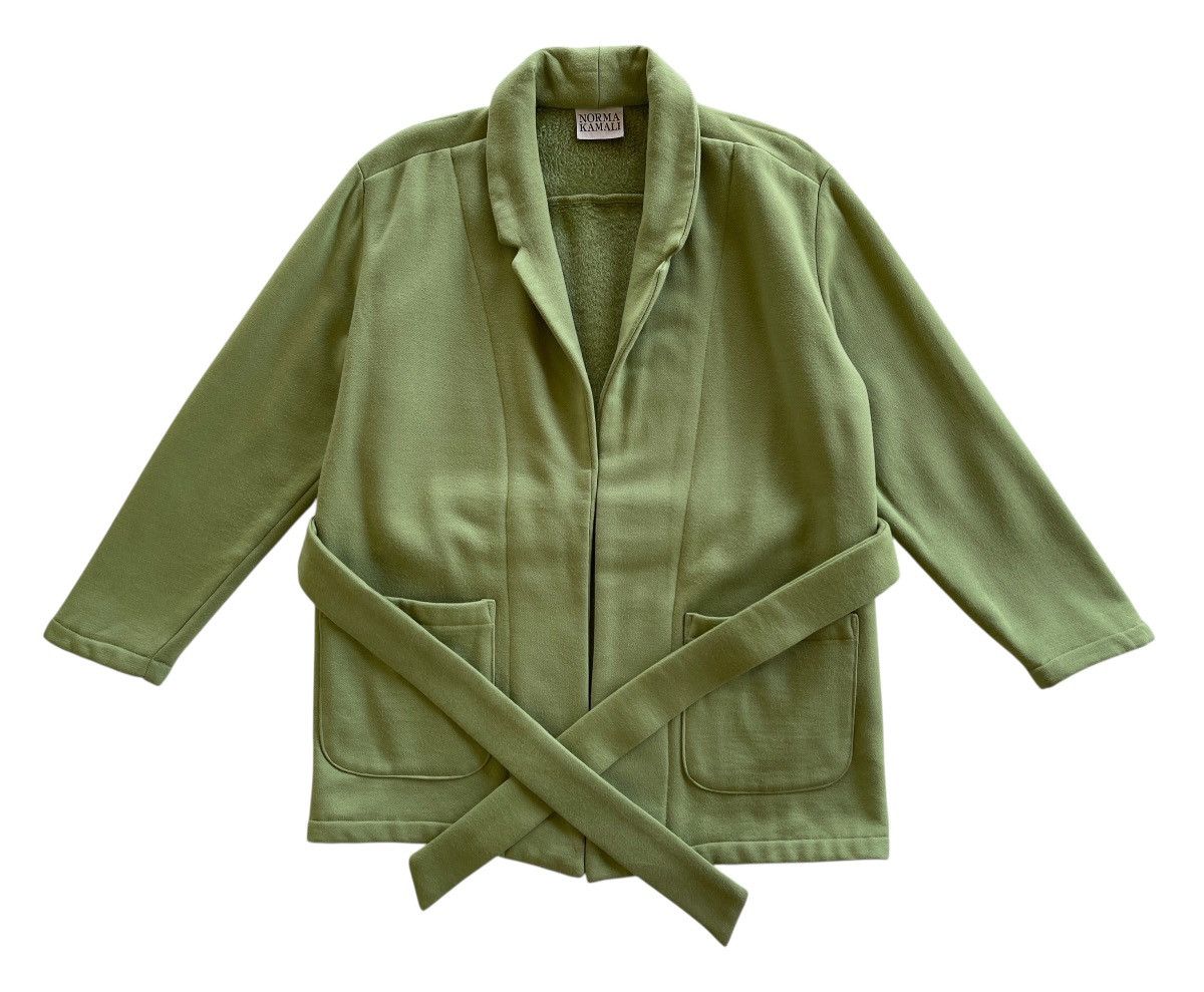 Norma Kamali Norma Kamali Acrylic Belted Jacket Coat Size M / US 6-8 / IT 42-44 - 2 Thumbnail