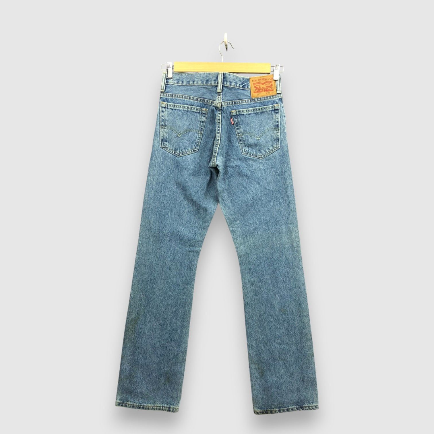 Levi's Vintage Y2K Levi's 517 Flare Jeans Levis Bootcut Faded Denim Size US 30 / EU 46 - 2 Thumbnail