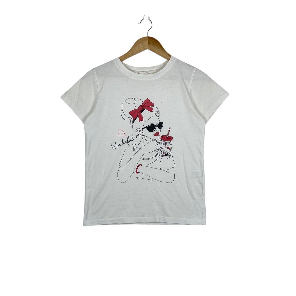 Vintage LDS X Hello Kitty Tee Shirt Size M / US 6-8 / IT 42-44 - 1 Thumbnail