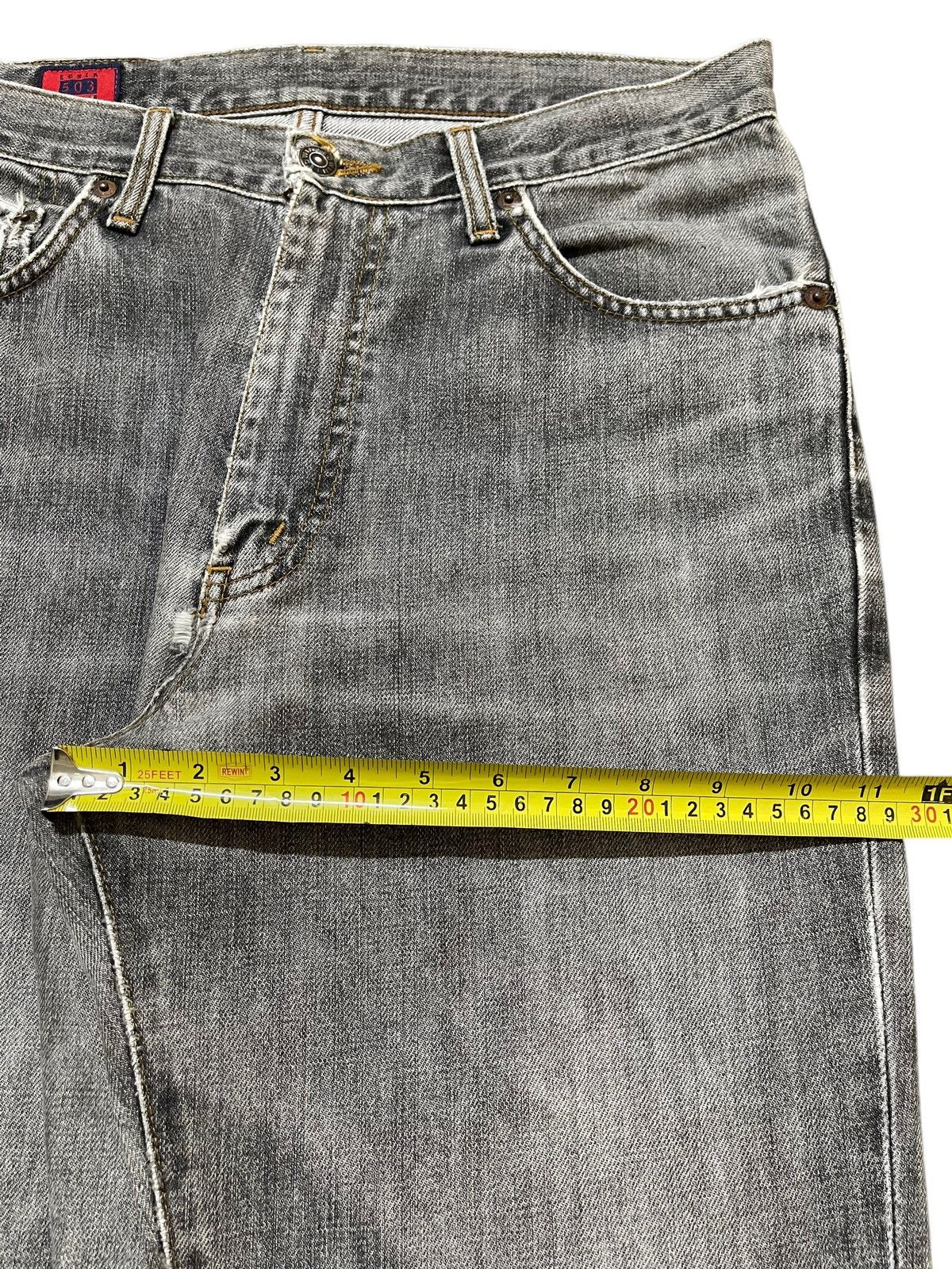 Edwin Vintage Edwin 503 Faded Wash Style Distressed Baggy Jeans Size US 31 - 15 Thumbnail
