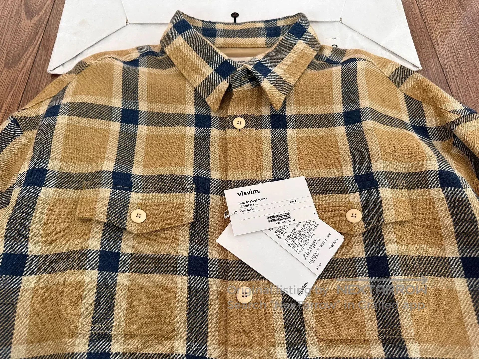 Visvim visvim lumber check long sleeve shirt. Size US M / EU 48-50 / 2 - 3 Thumbnail