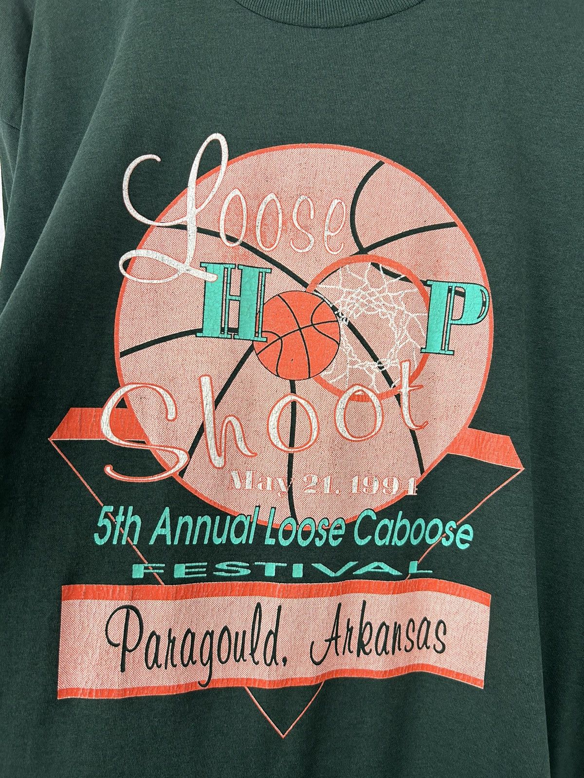 NBA Vintage 1994 Hop Festival Basketball Single Stitch Rare Hype Size US XL / EU 56 / 4 - 3 Thumbnail