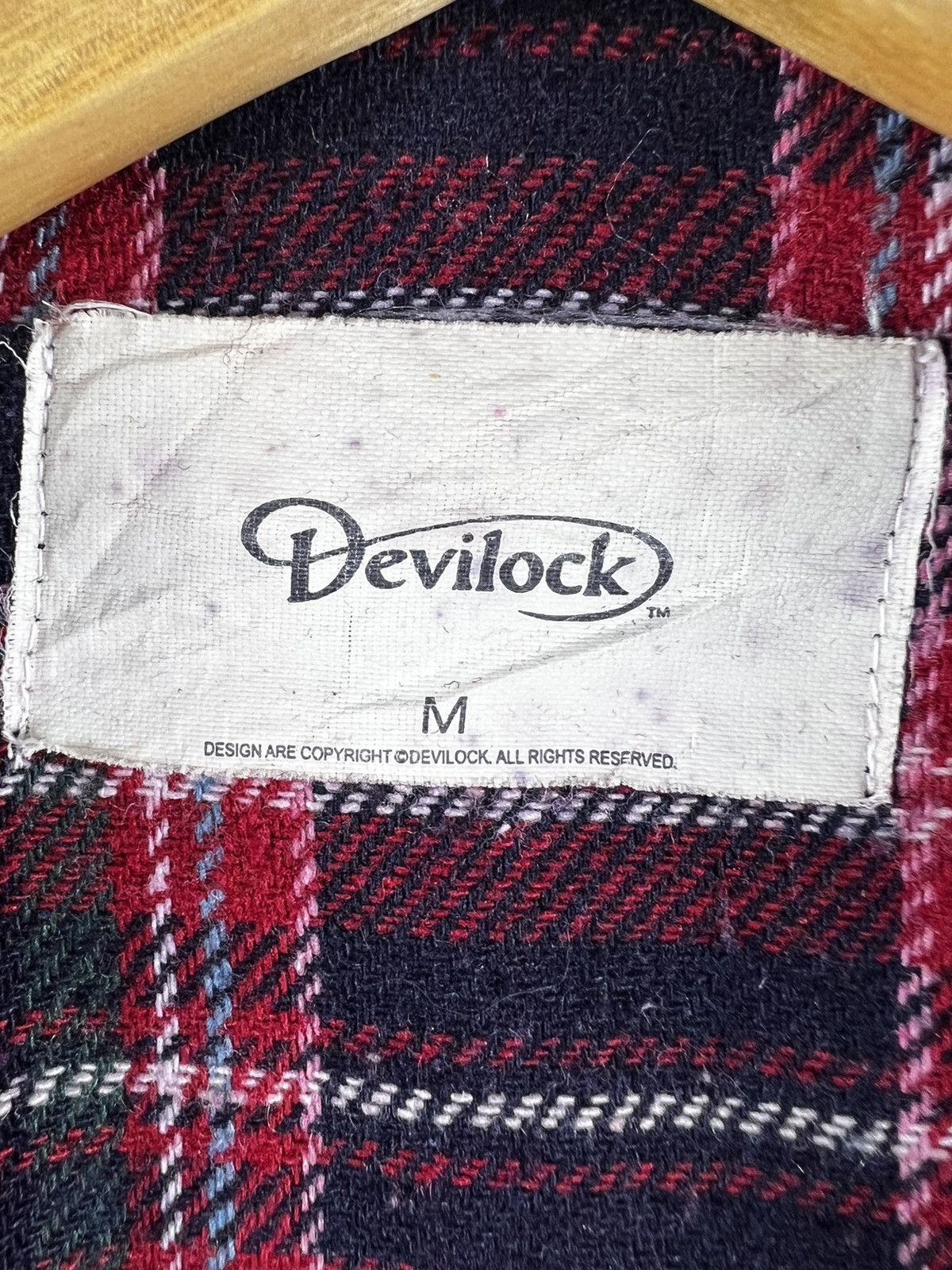 A.F.F.A. 🔥PUNK 💀 RED TARTAN DEVILOCK JAPON DOUBLE COLLAR HOOD - M Size US M / EU 48-50 / 2 - 11 Thumbnail