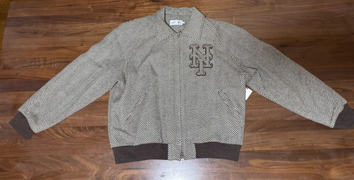 Aime Leon Dore Aime Aimé Leon Dore New York Mets Wool Varsity Jacket Brown Size US XL / EU 56 / 4 - 1 Thumbnail