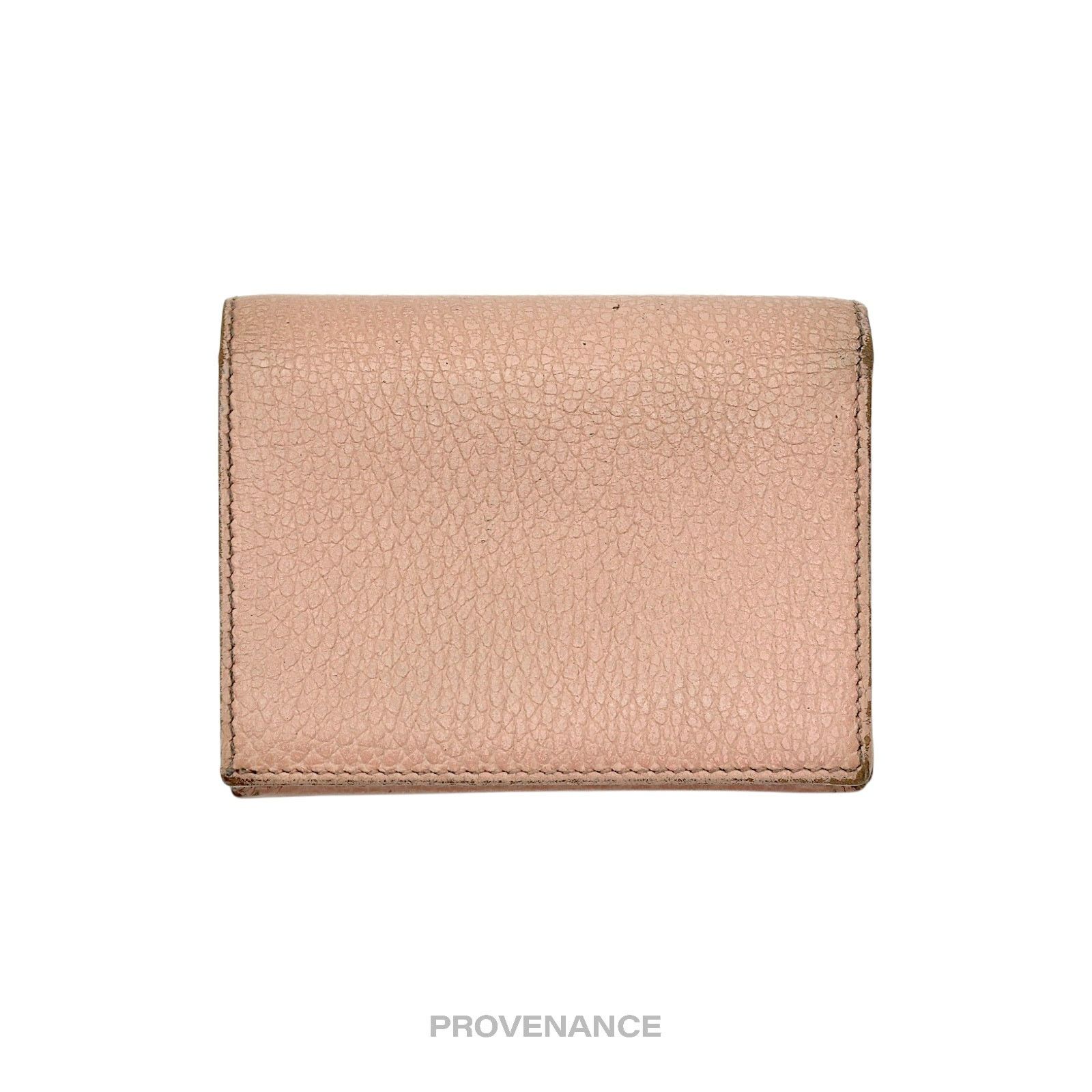 Gucci 🔴 Gucci GG Marmont Card Holder Wallet - Pink Leather Size ONE SIZE - 2 Thumbnail