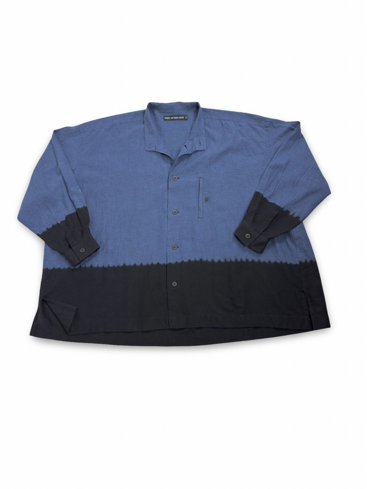 Issey Miyake Issey Miyake Men oversized bi-colour shirt Size US S / EU 44-46 / 1 - 2 Thumbnail