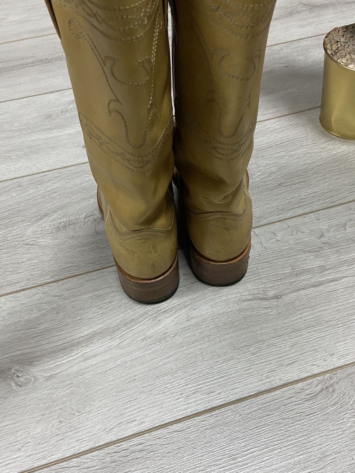 Sendra Sendra Leather patterns high Boots Philips sole Size US 8.5 / EU 41-42 - 11 Thumbnail