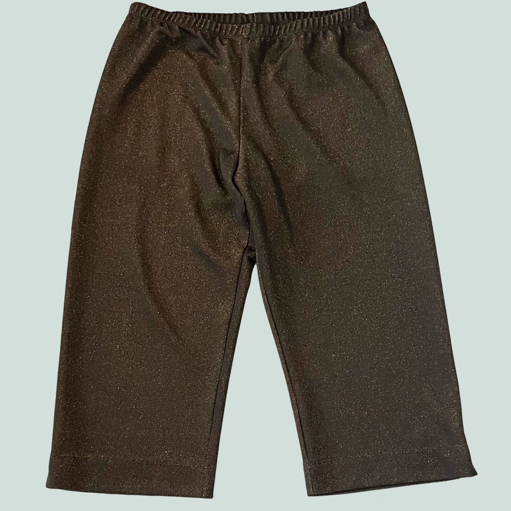 Vintage Chico’s Design Brown Metallic Capris Cropped Knit Pants Pull On Sz 2 (L) Womens Capris Knit Pants Brown Metallic USA 2000s? Size 36" / US 14 / IT 50 - 1 Thumbnail