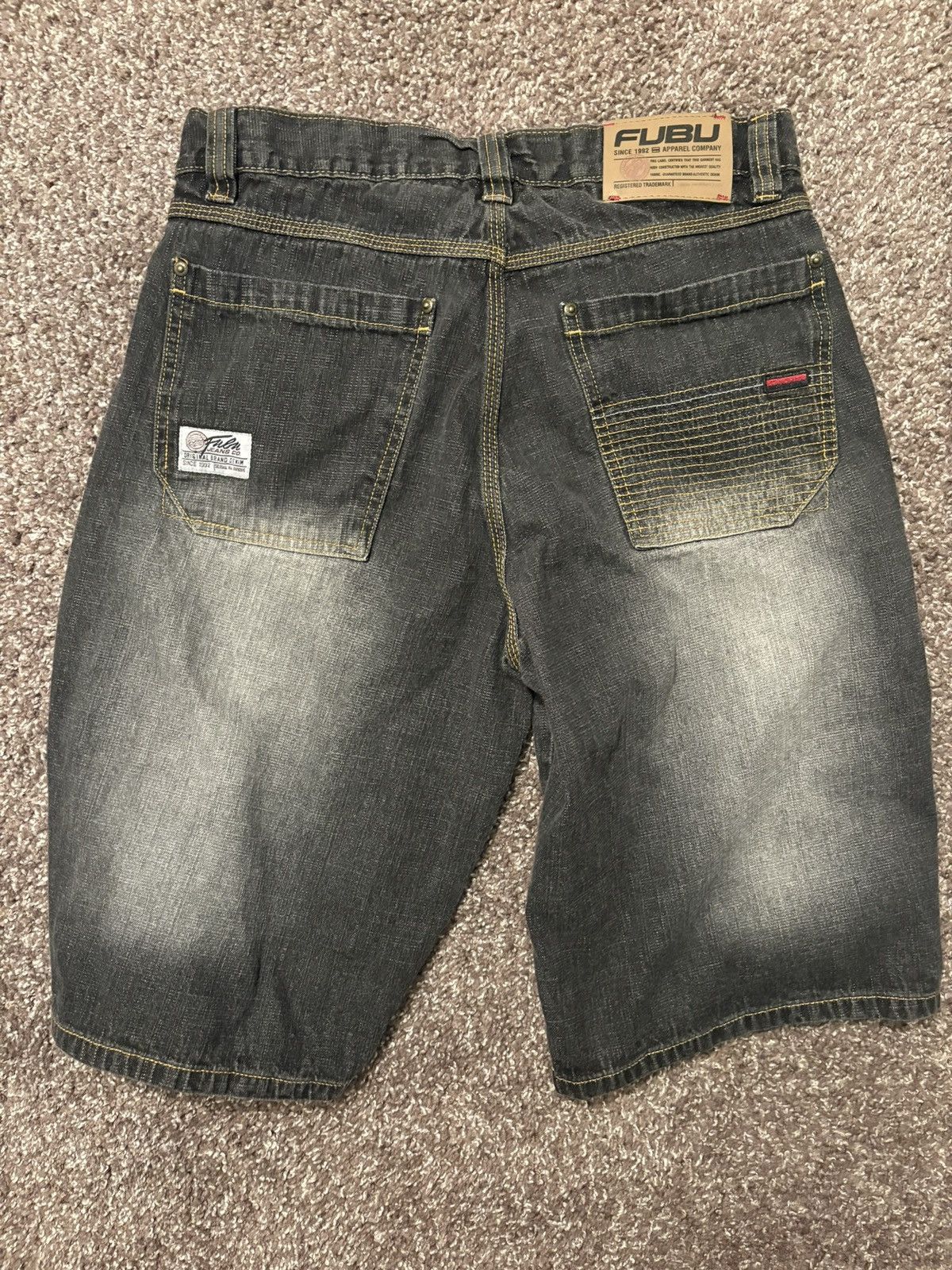 Fubu FUBU Denim Shorts Size US 32 / EU 48 - 2 Thumbnail