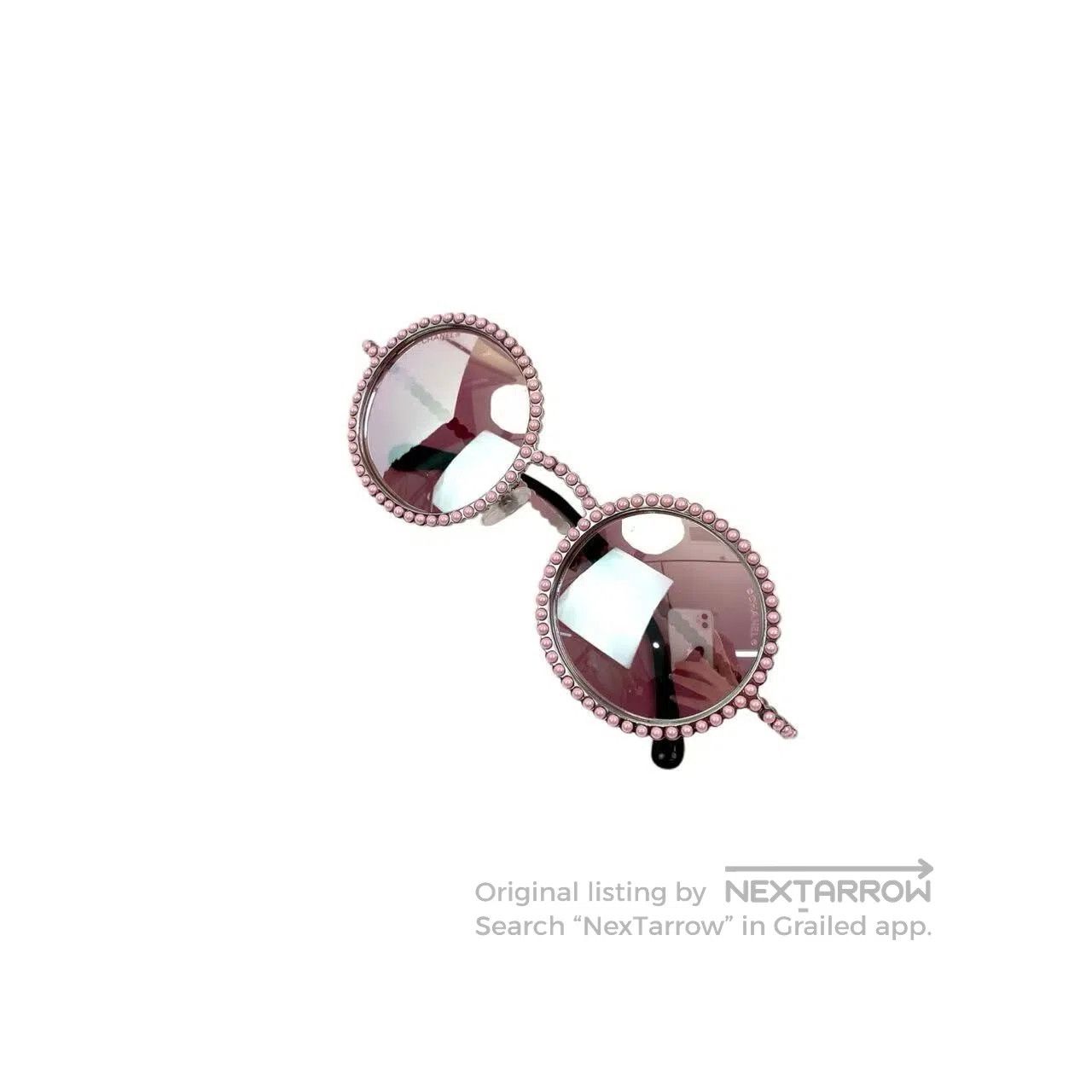 Chanel Chanel Pink pearl sunglasses| Size ONE SIZE - 3 Thumbnail