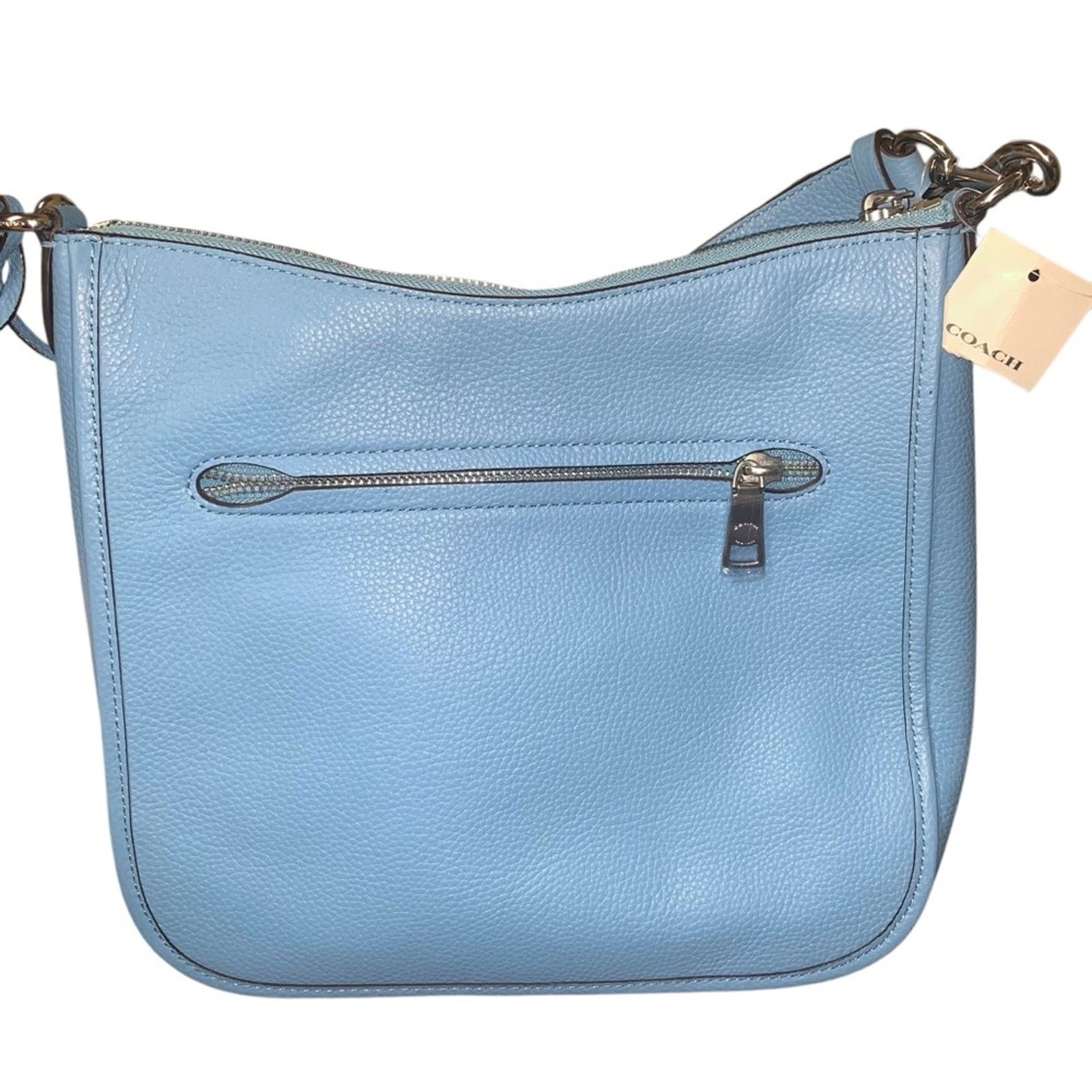 Coach NWT Coach Chaise Leather Crossbody perfect spring blue Size ONE SIZE - 2 Thumbnail