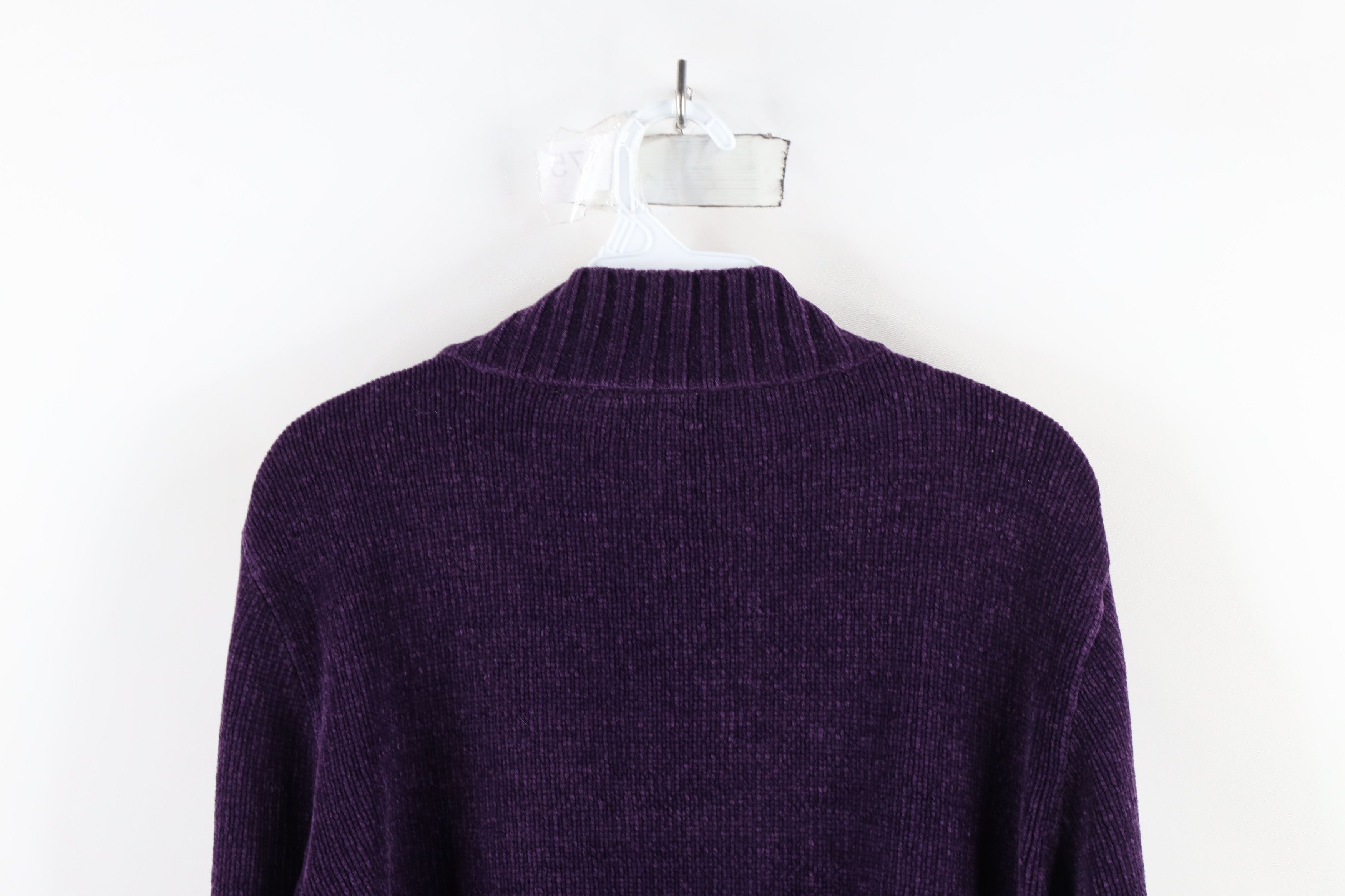 Vintage Vintage 90s Streetwear Chenille Cable Knit Fleece Sweater Size M / US 6-8 / IT 42-44 - 10 Thumbnail